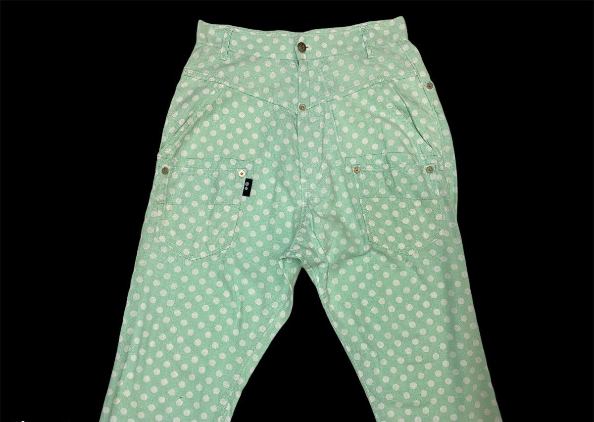 Issey Miyake × Japanese Brand × mercibeaucoup Issey Miyake Mercibeaucoup Polkadot Crotch 6 Pocket Pants Size US 28 / EU 44 - 3 Thumbnail