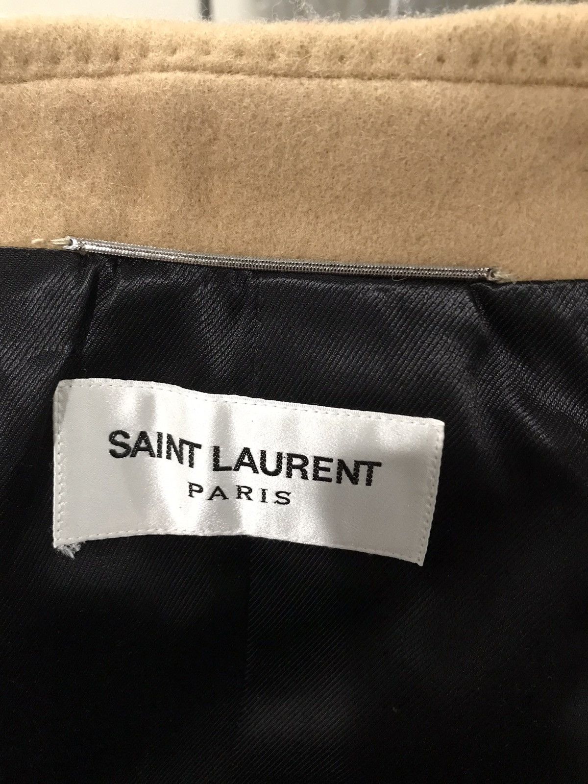 Saint Laurent Paris Saint Laurent slim fit overcoat. 52/42. $3290 Size US L / EU 52-54 / 3 - 10 Thumbnail