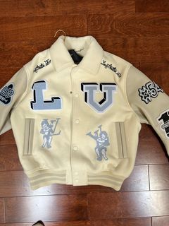 Thegenuineleather Mens Louis Vuitton Varsity Jacket 