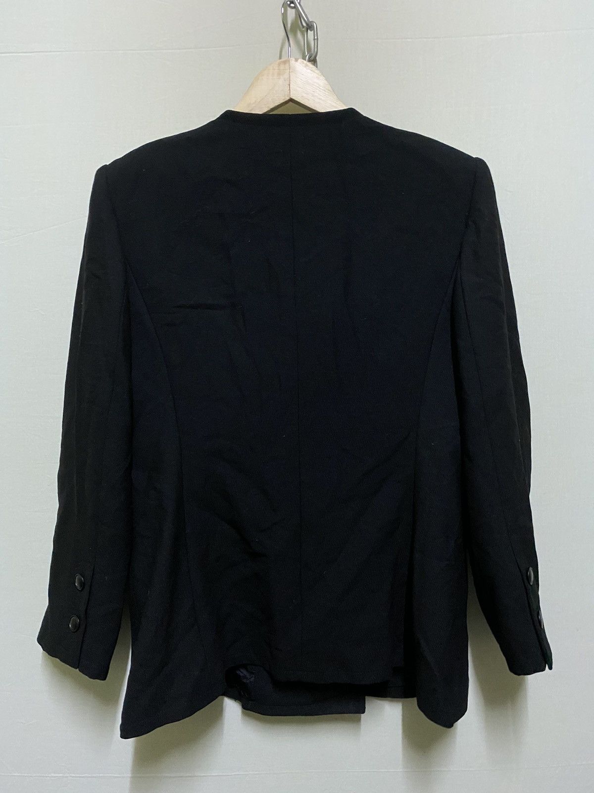 Givenchy Givenchy Hi Formal Blazer Black Wool Size M / US 6-8 / IT 42-44 - 3 Thumbnail