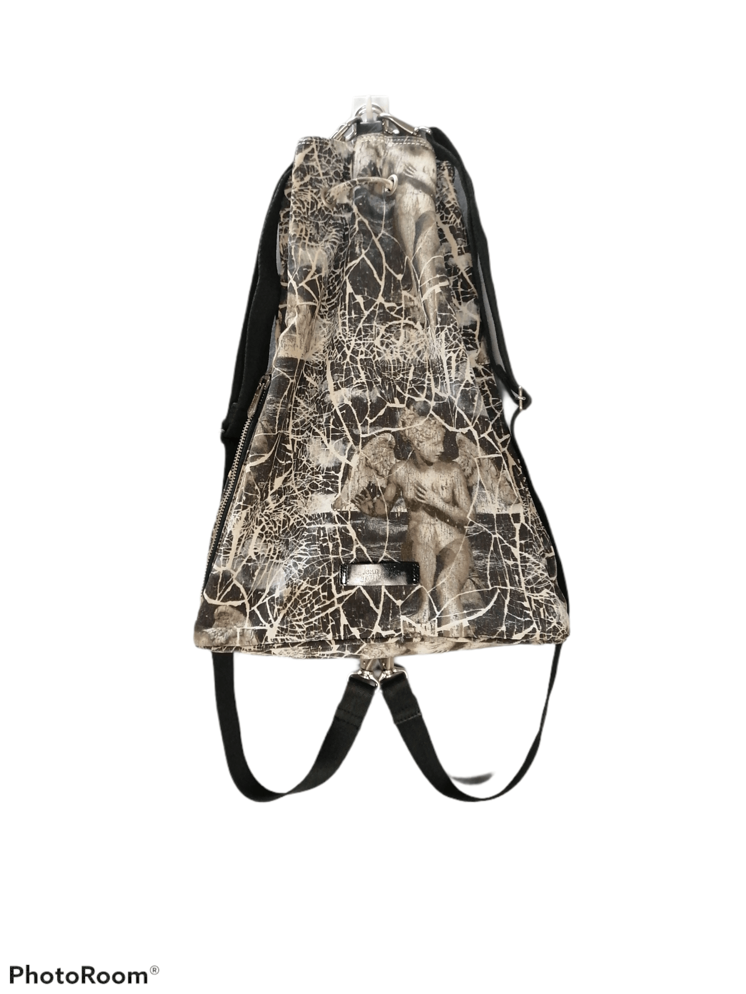 RARE🔥Jean Paul Gaultier Angel Printed Drawstring Bagpack