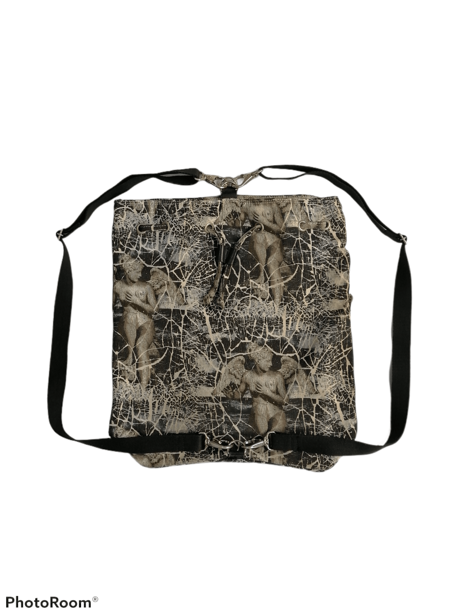 Jean Paul Gaultier Jean Paul Gaultier Angel Printed Drawstring Erd Bagpack Size ONE SIZE - 2 Thumbnail