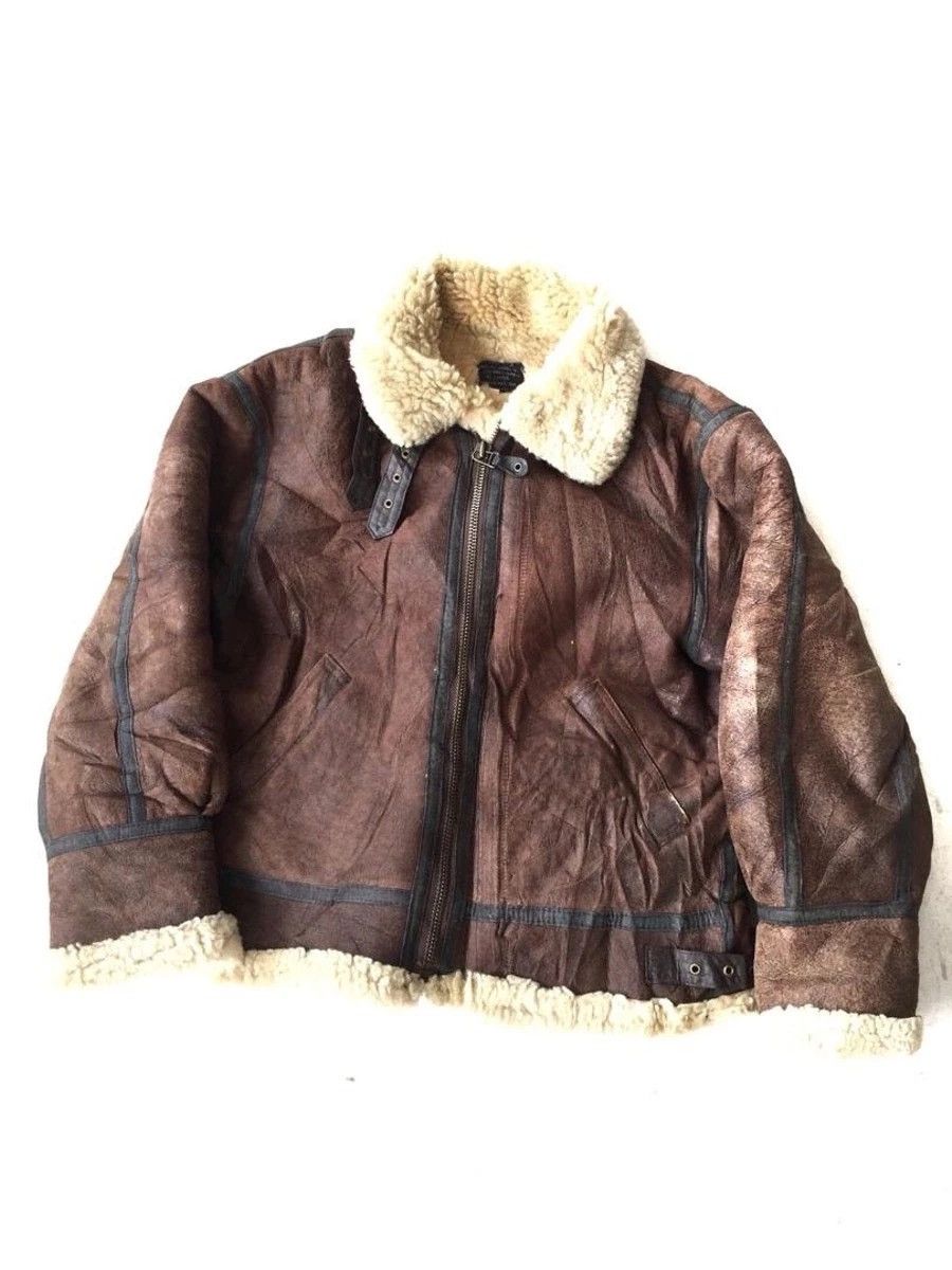 Vintage Vintage B-3 Sheepskin Winter Jacket Size US M / EU 48-50 / 2 - 1 Thumbnail