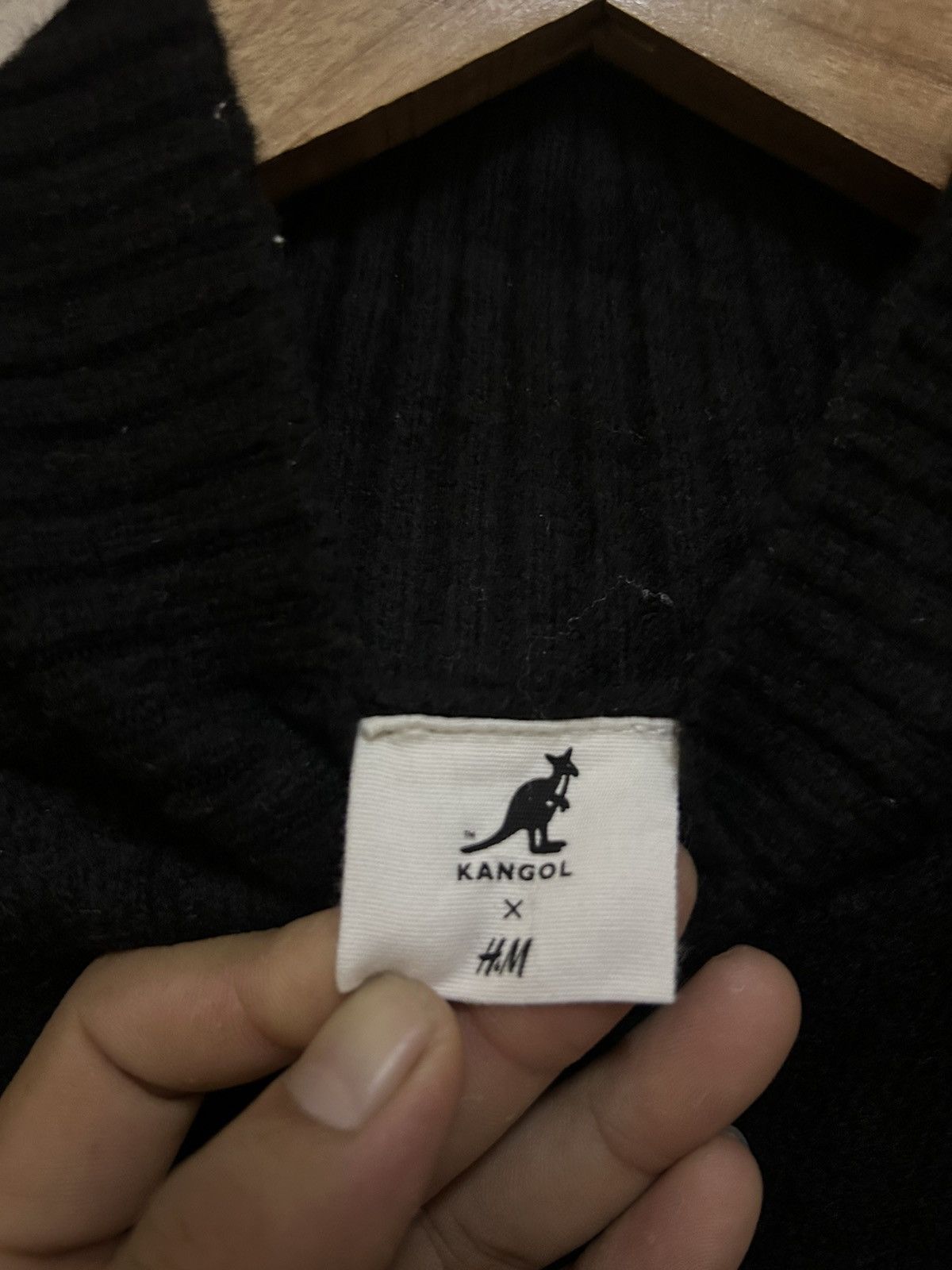 Designer × Kangol 💥KANGOL BLACK SWEATER KNITWEAR STYLE Size S / US 4 / IT 40 - 7 Thumbnail