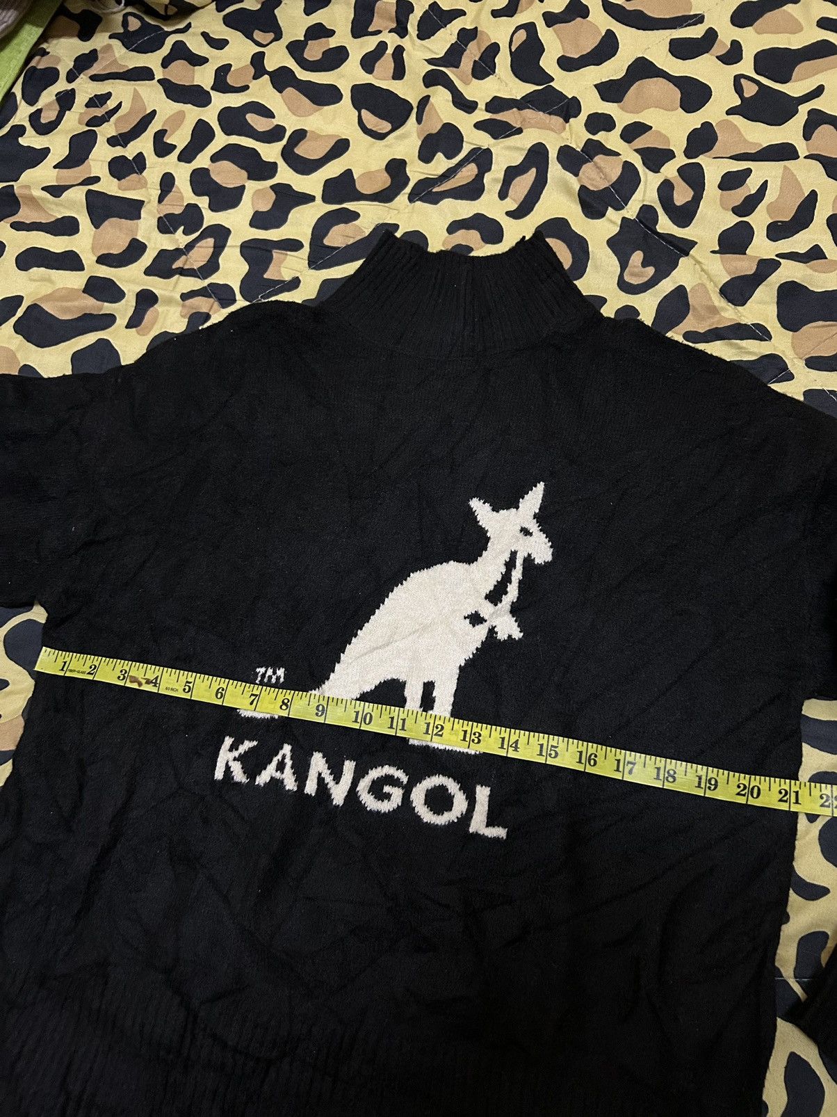 Designer × Kangol 💥KANGOL BLACK SWEATER KNITWEAR STYLE Size S / US 4 / IT 40 - 10 Thumbnail