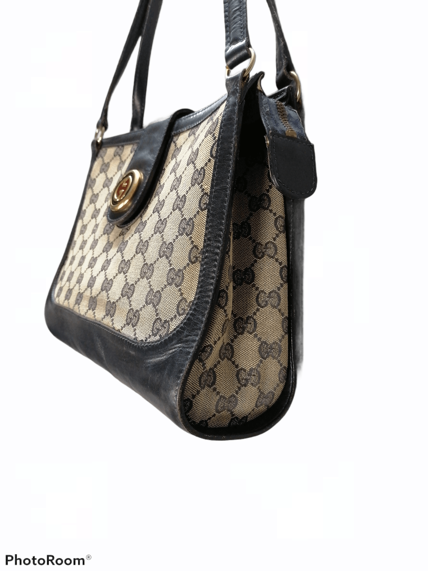 Gucci Vintage Gucci GG Monogram Shoulder / Hand Carry Bag Size ONE SIZE - 3 Thumbnail
