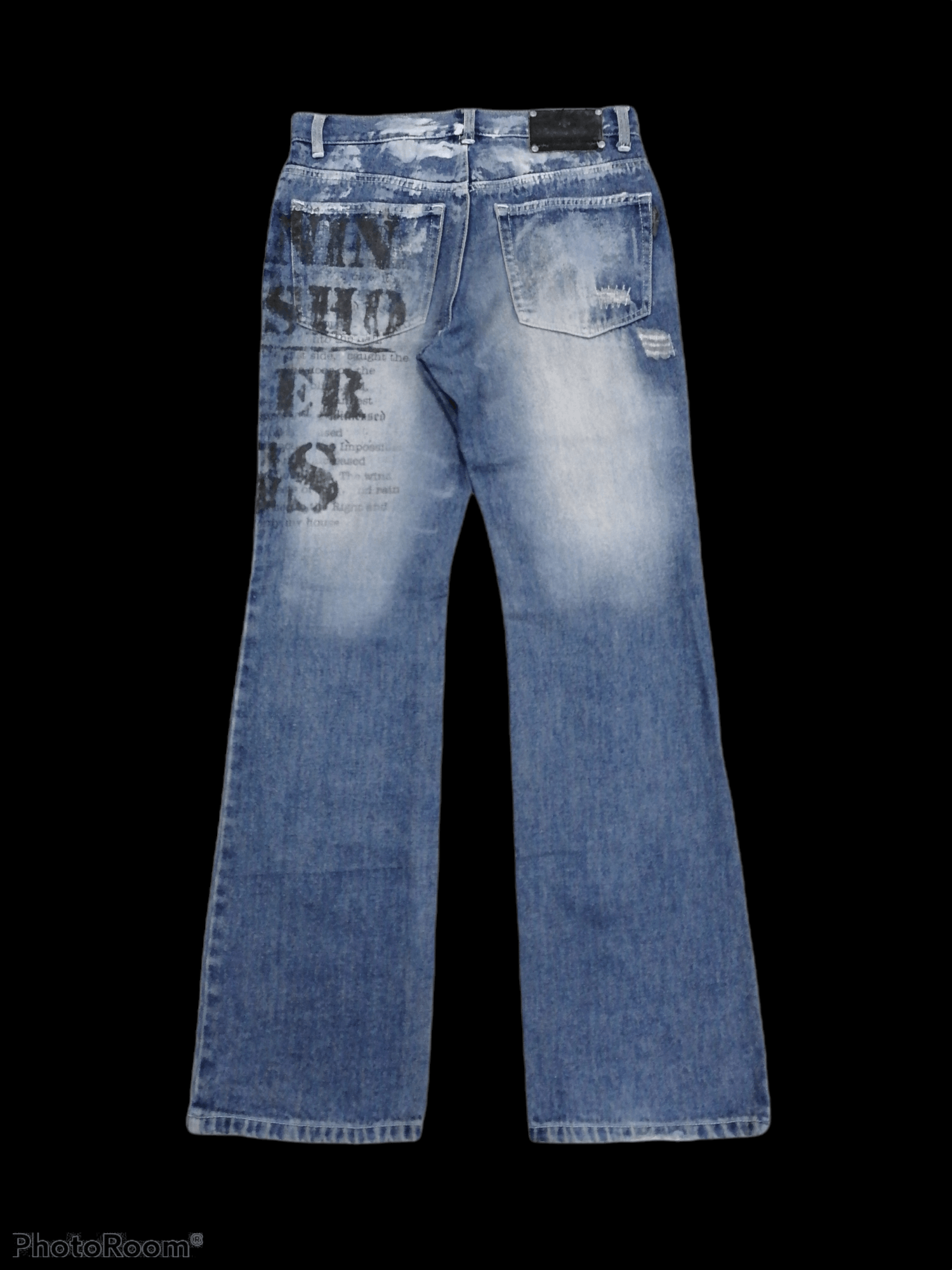 If Six Was Nine × Japanese Brand × Seditionaries Flare Jeans Bernings-Sho Gothic Distressed Denim Pants Size US 29 - 8 Thumbnail
