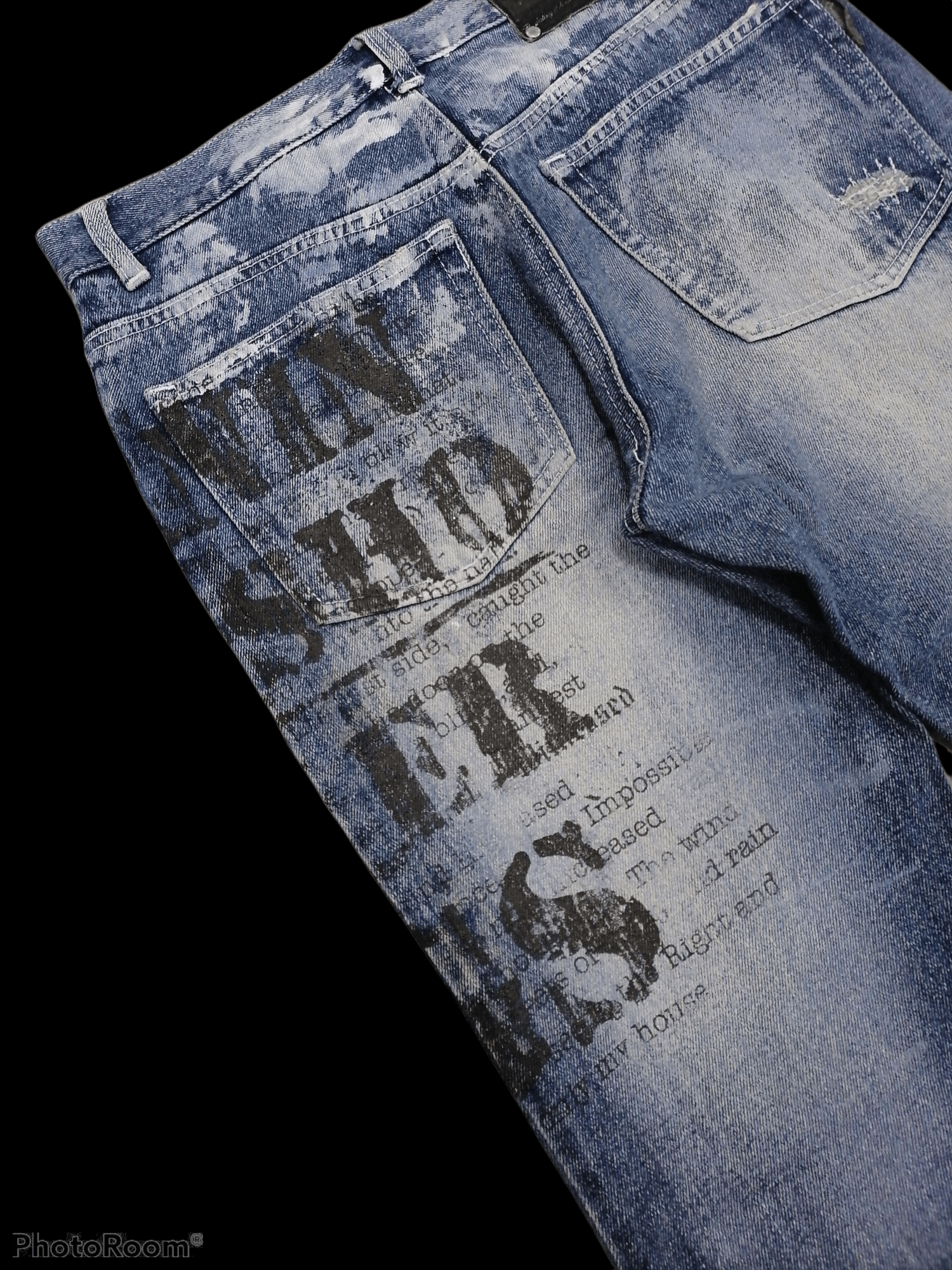 If Six Was Nine × Japanese Brand × Seditionaries Flare Jeans Bernings-Sho Gothic Distressed Denim Pants Size US 29 - 9 Thumbnail