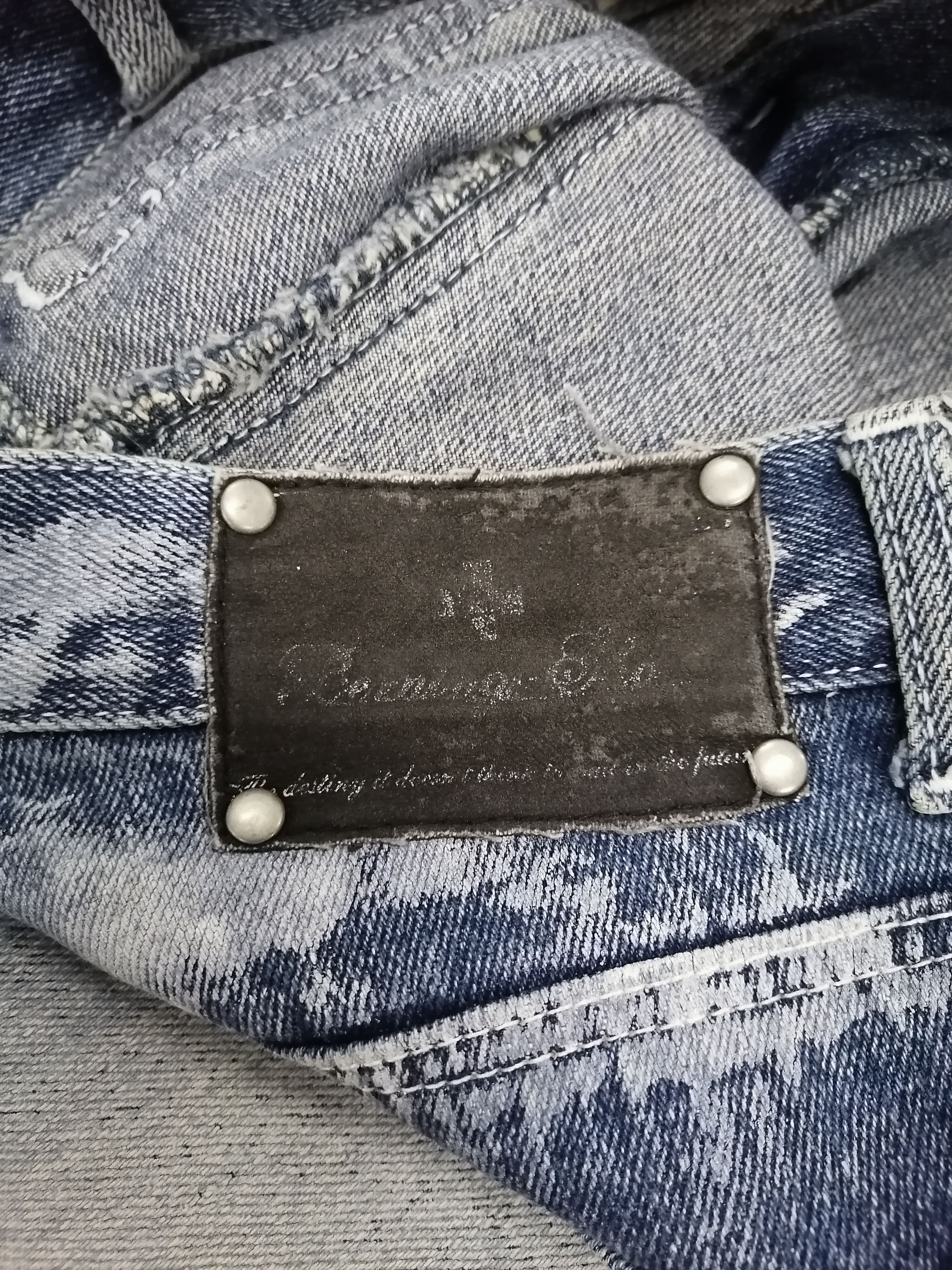 If Six Was Nine × Japanese Brand × Seditionaries Flare Jeans Bernings-Sho Gothic Distressed Denim Pants Size US 29 - 10 Thumbnail