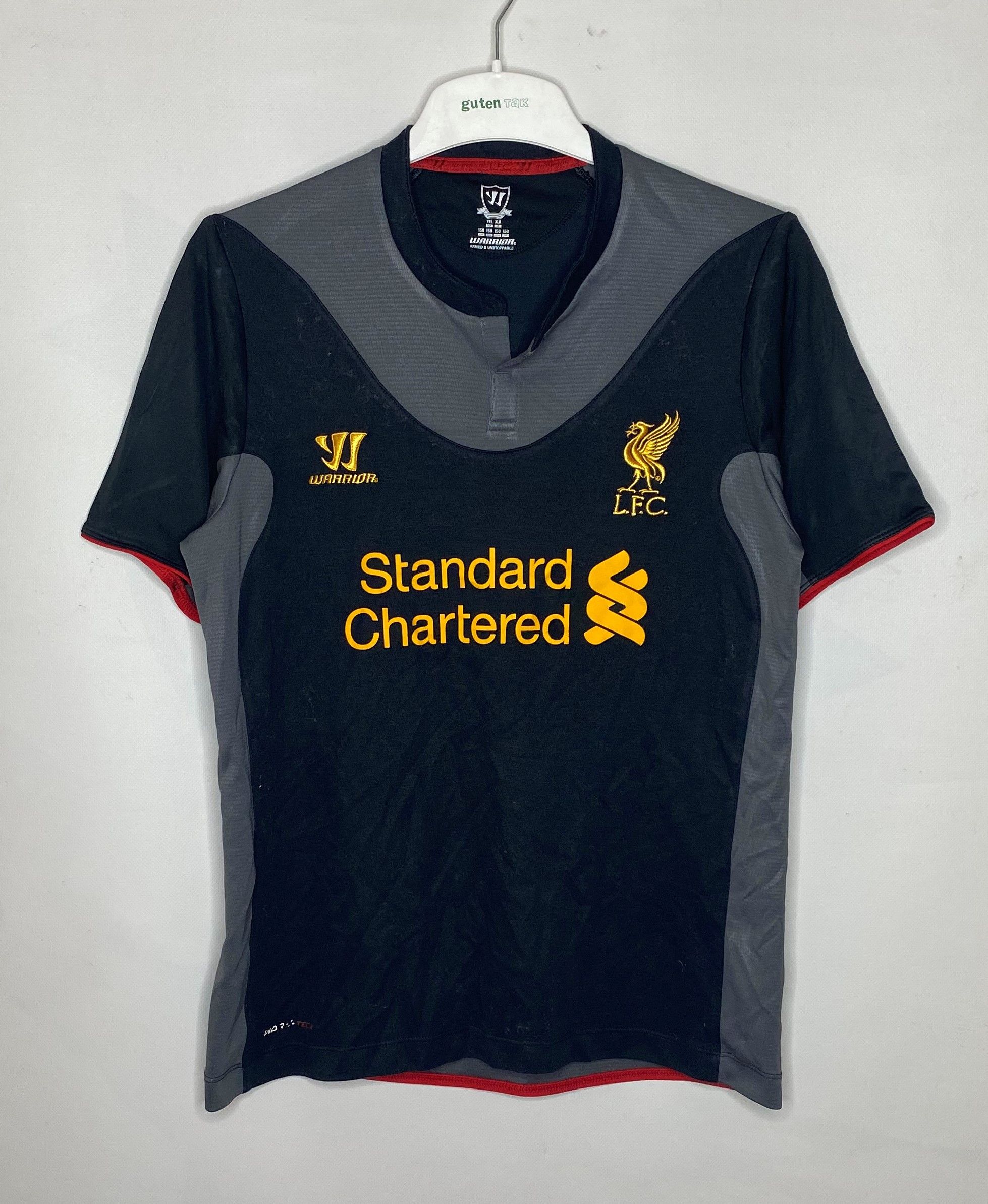 UEFA × Warrior LIVERPOOL 2012 2013 AWAY FOOTBALL SHIRT SOCCER JERSEY Size US XS / EU 42 / 0 - 1 Thumbnail