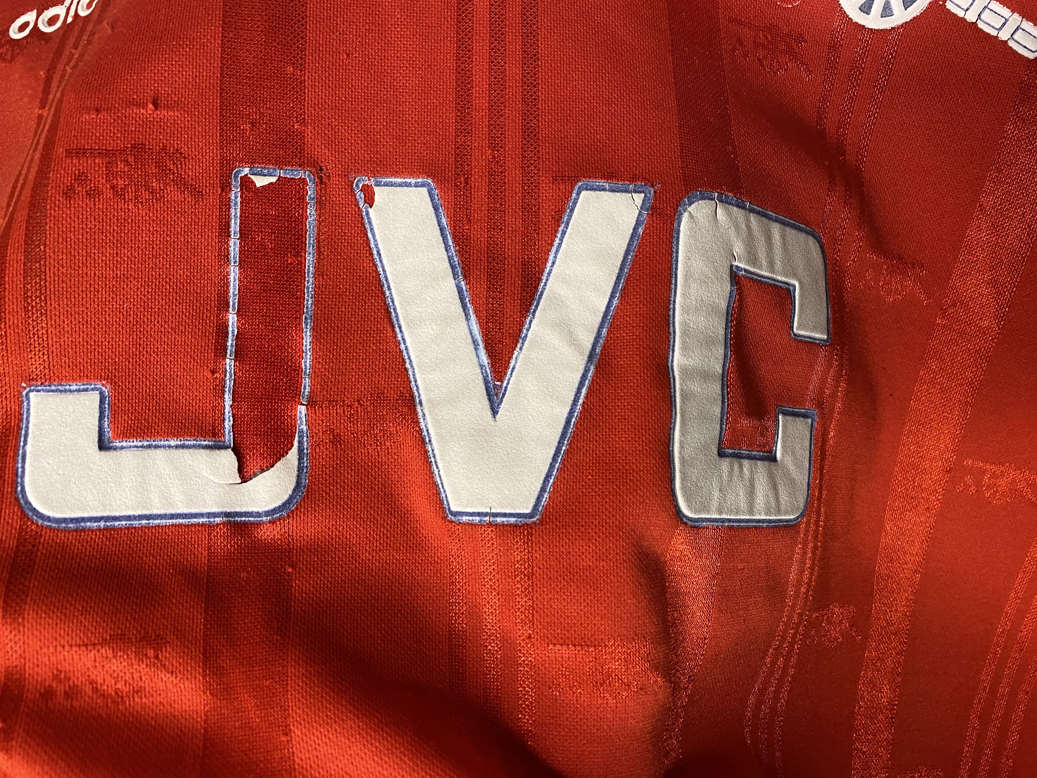 Adidas × Vintage ARSENAL 1986 1988 HOME FOOTBALL SHIRT SOCCER JERSEY Size US L / EU 52-54 / 3 - 3 Thumbnail
