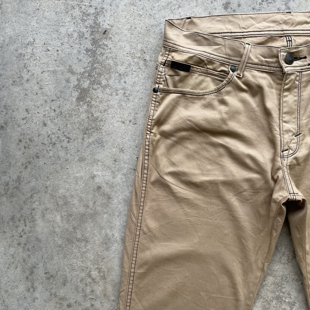 Wrangler Vintage Wrangler Khaki Colours Trousers Casual Pants W33 Size US 33 - 4 Thumbnail