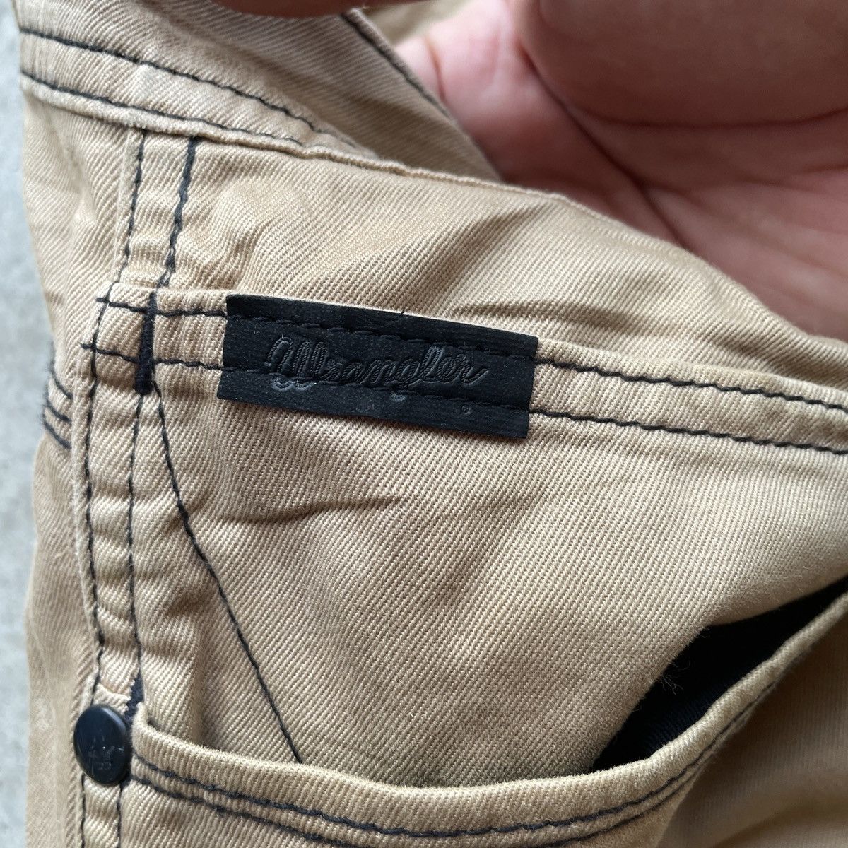 Wrangler Vintage Wrangler Khaki Colours Trousers Casual Pants W33 Size US 33 - 8 Thumbnail