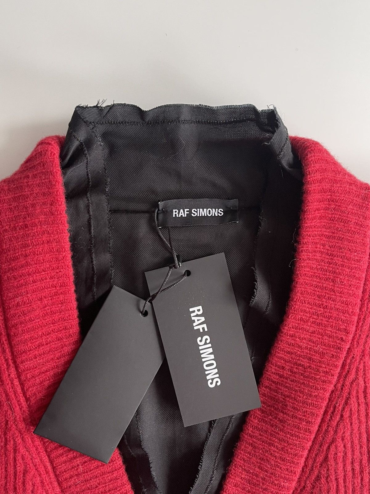 Raf Simons Oversized layered wool cardigan Size US S / EU 44-46 / 1 - 6 Thumbnail