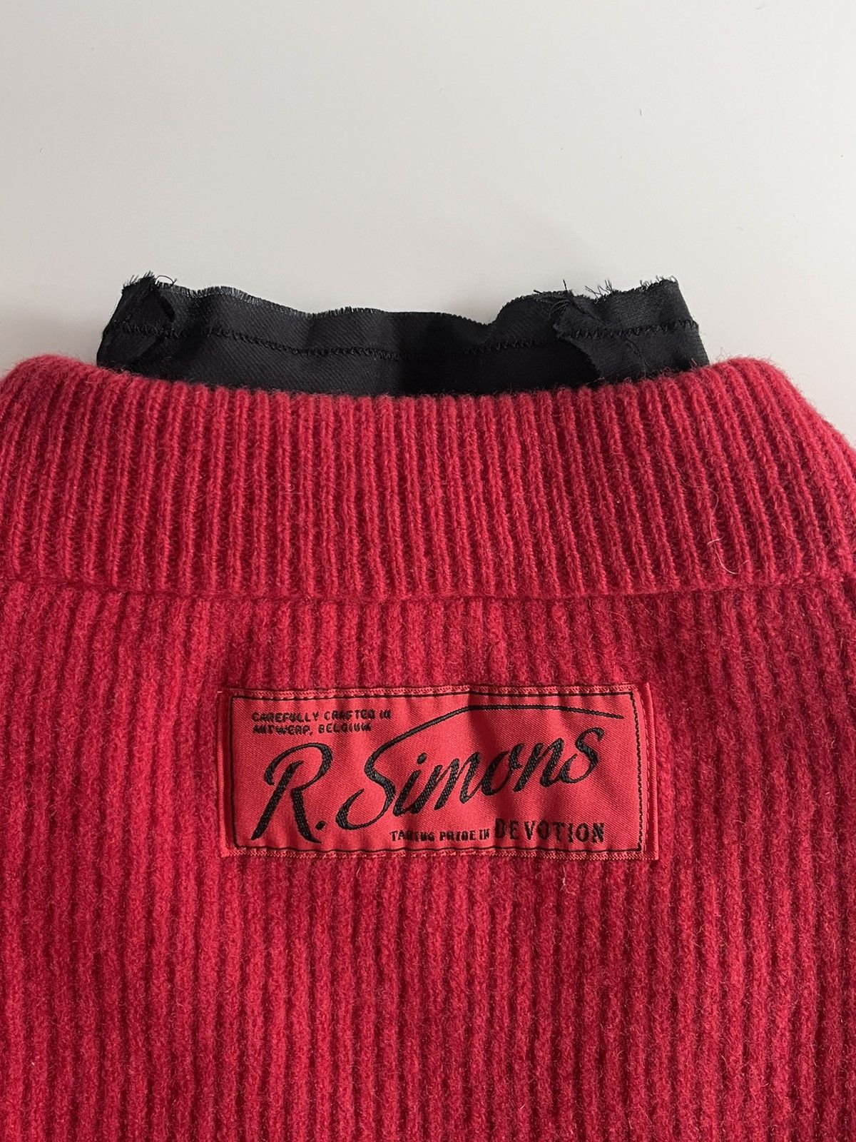 Raf Simons Oversized layered wool cardigan Size US S / EU 44-46 / 1 - 7 Thumbnail