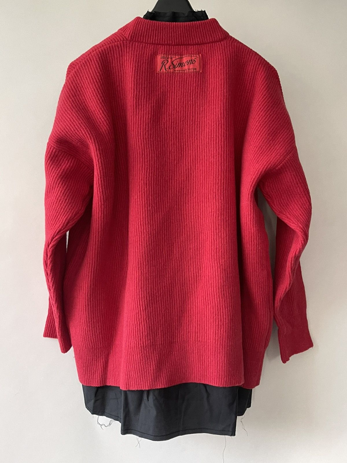 Raf Simons Oversized layered wool cardigan Size US S / EU 44-46 / 1 - 5 Thumbnail