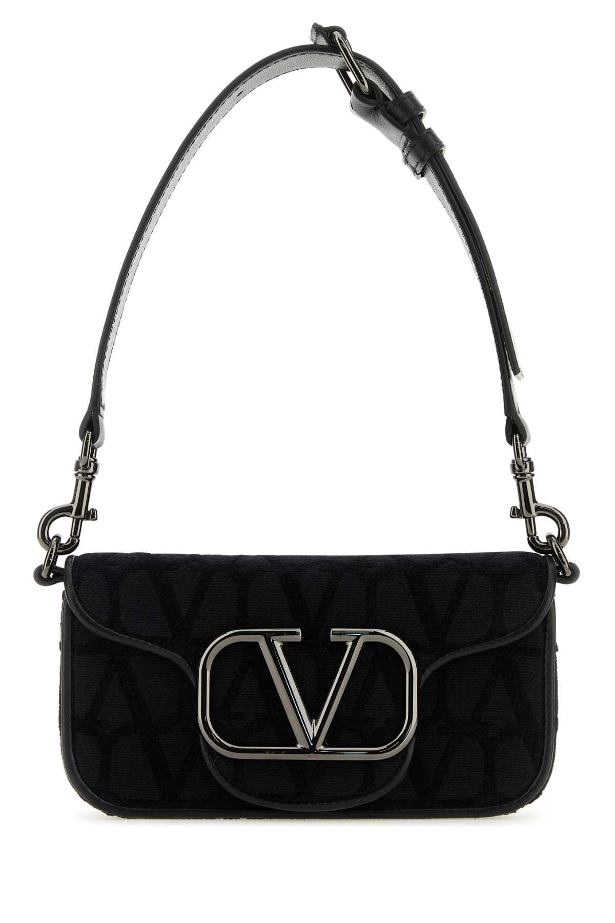 Valentino Garavani Black Iconographe Nylon Belt Bag Man Black Onesize