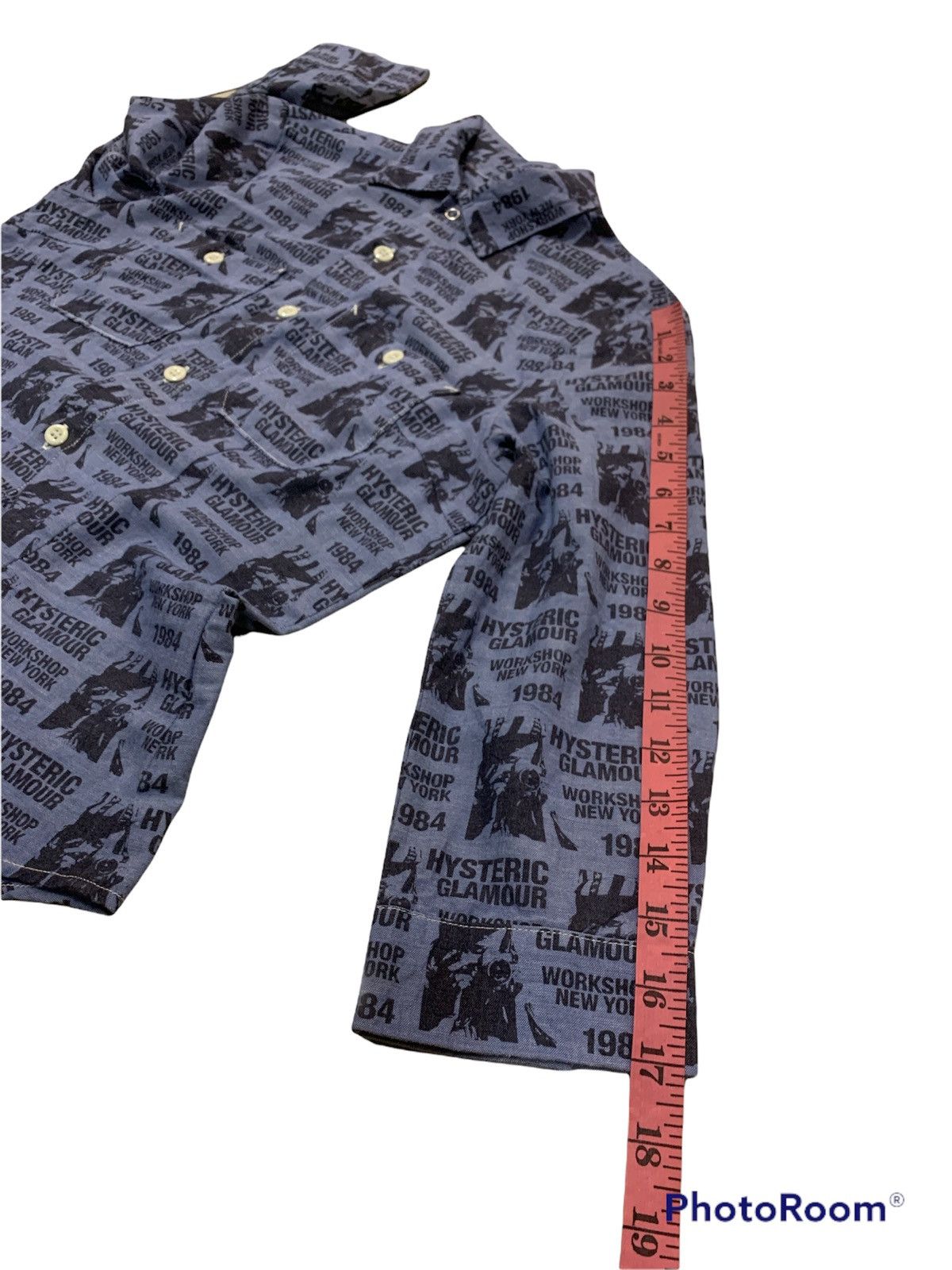 Hysteric Glamour HYSTERIC GLAMOUR OVERPRINT FULLPRINT BUTTON UP SHIRT Size US XS / EU 42 / 0 - 5 Thumbnail