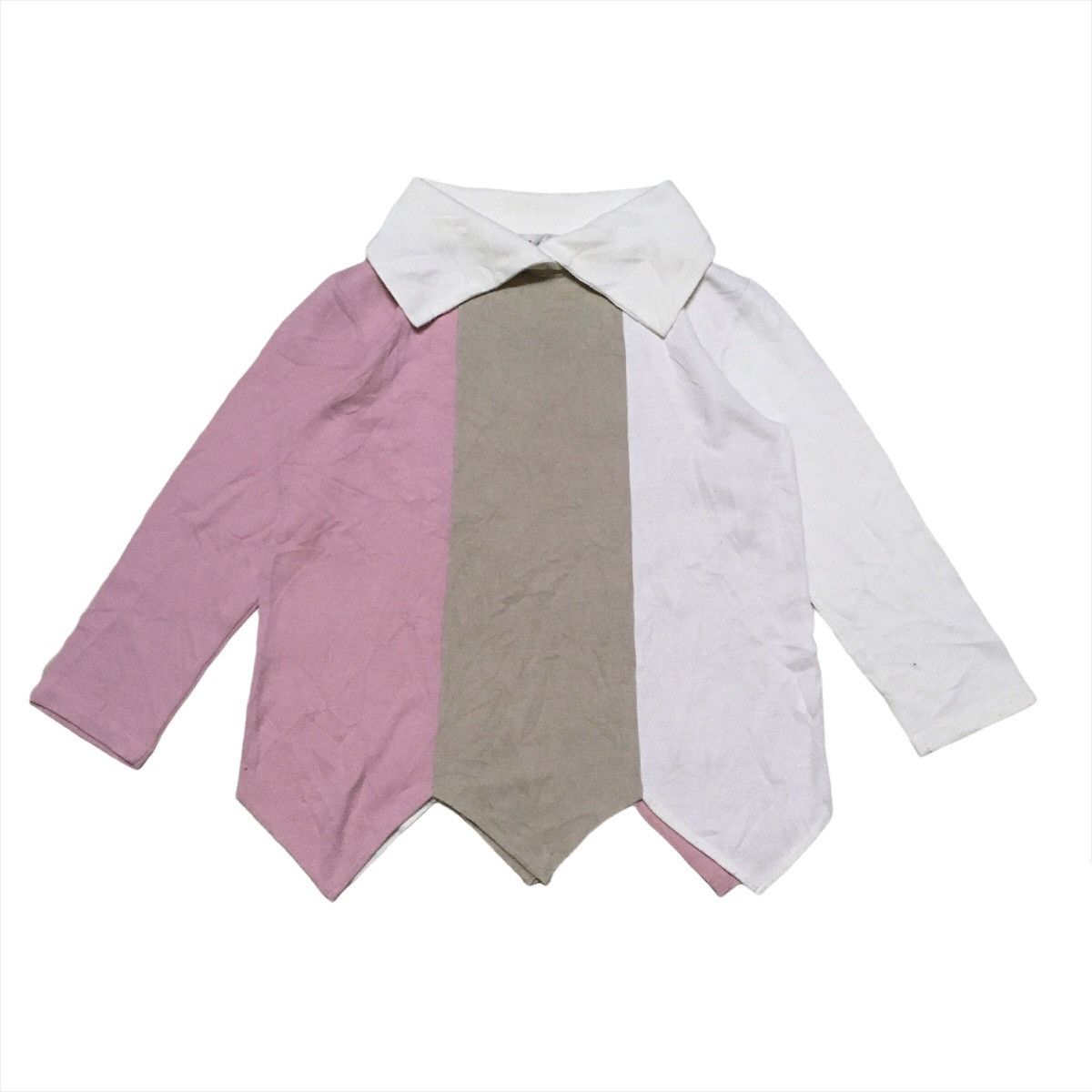Japanese Brand Best Of All Colour Block Collar Shirt Size US M / EU 48-50 / 2 - 1 Thumbnail