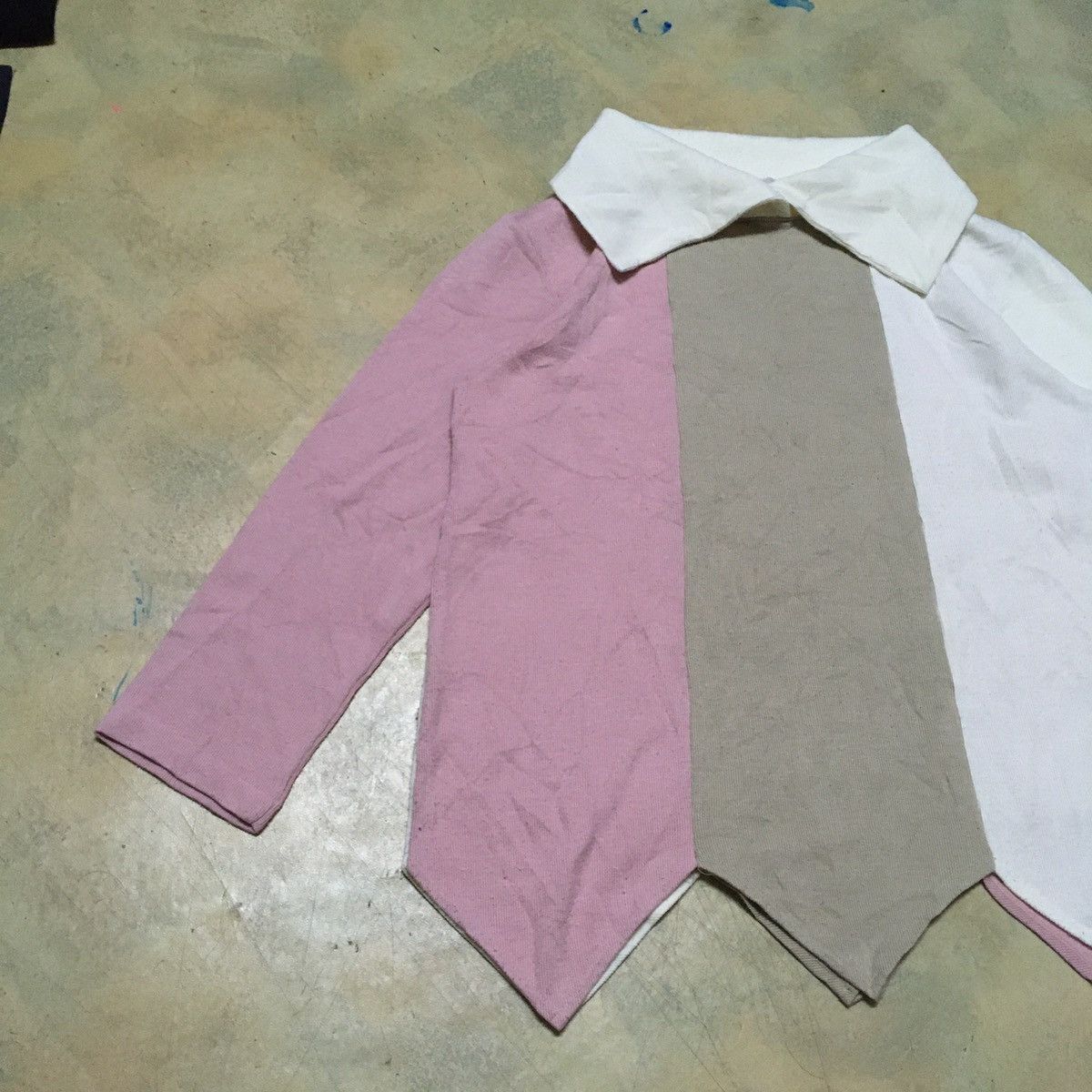 Japanese Brand Best Of All Colour Block Collar Shirt Size US M / EU 48-50 / 2 - 2 Thumbnail
