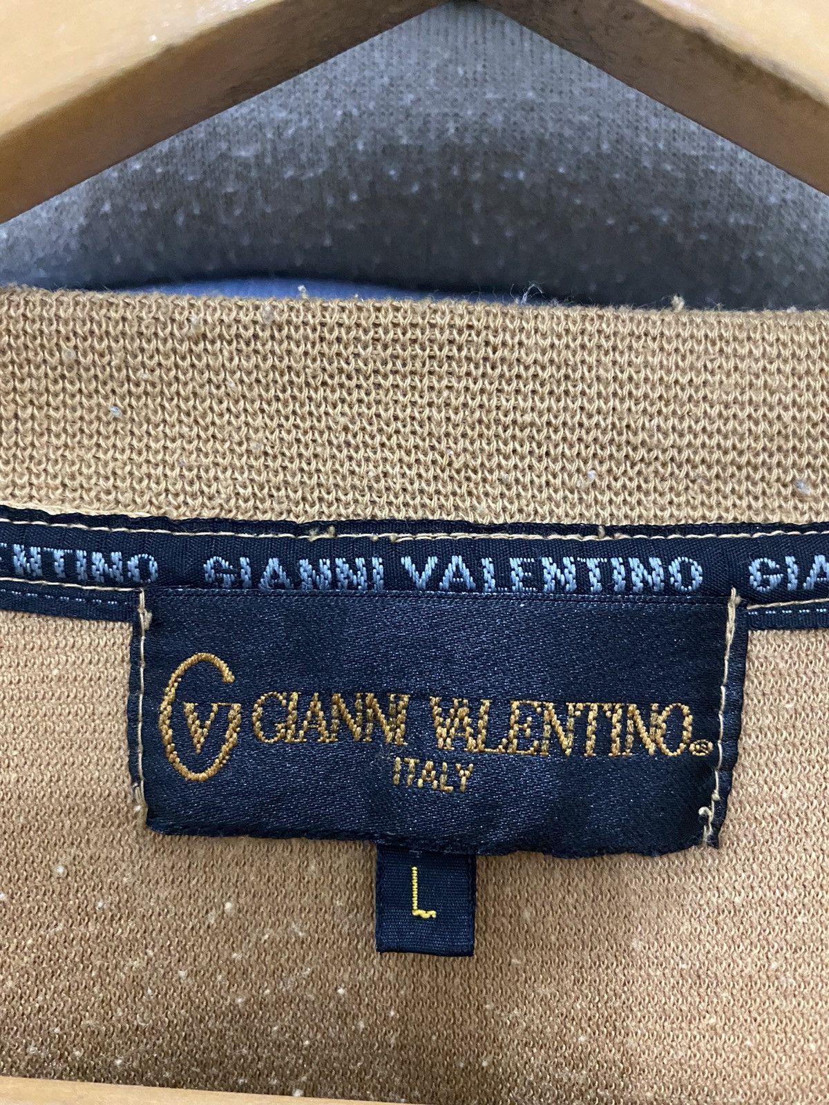 Gianni Valentino GK166 VINTAGE GIANNI VALENTINO EMBROIDEREY LOGO SWEATSHIRT Size US L / EU 52-54 / 3 - 4 Thumbnail