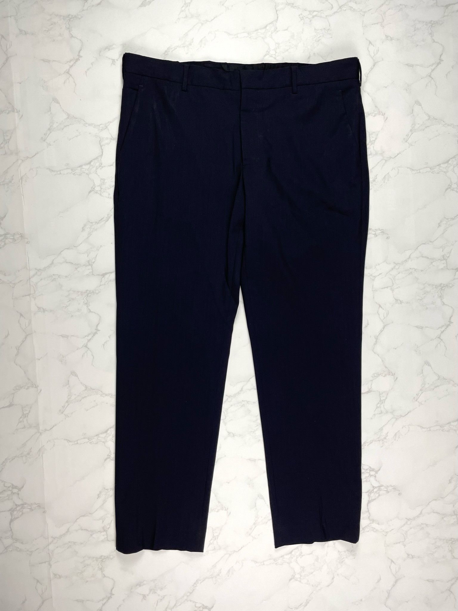 Prada 🔥[SALE]🔥 Prada Dark Navy Wool Casual Pants Size US 36 / EU 52 - 1 Thumbnail
