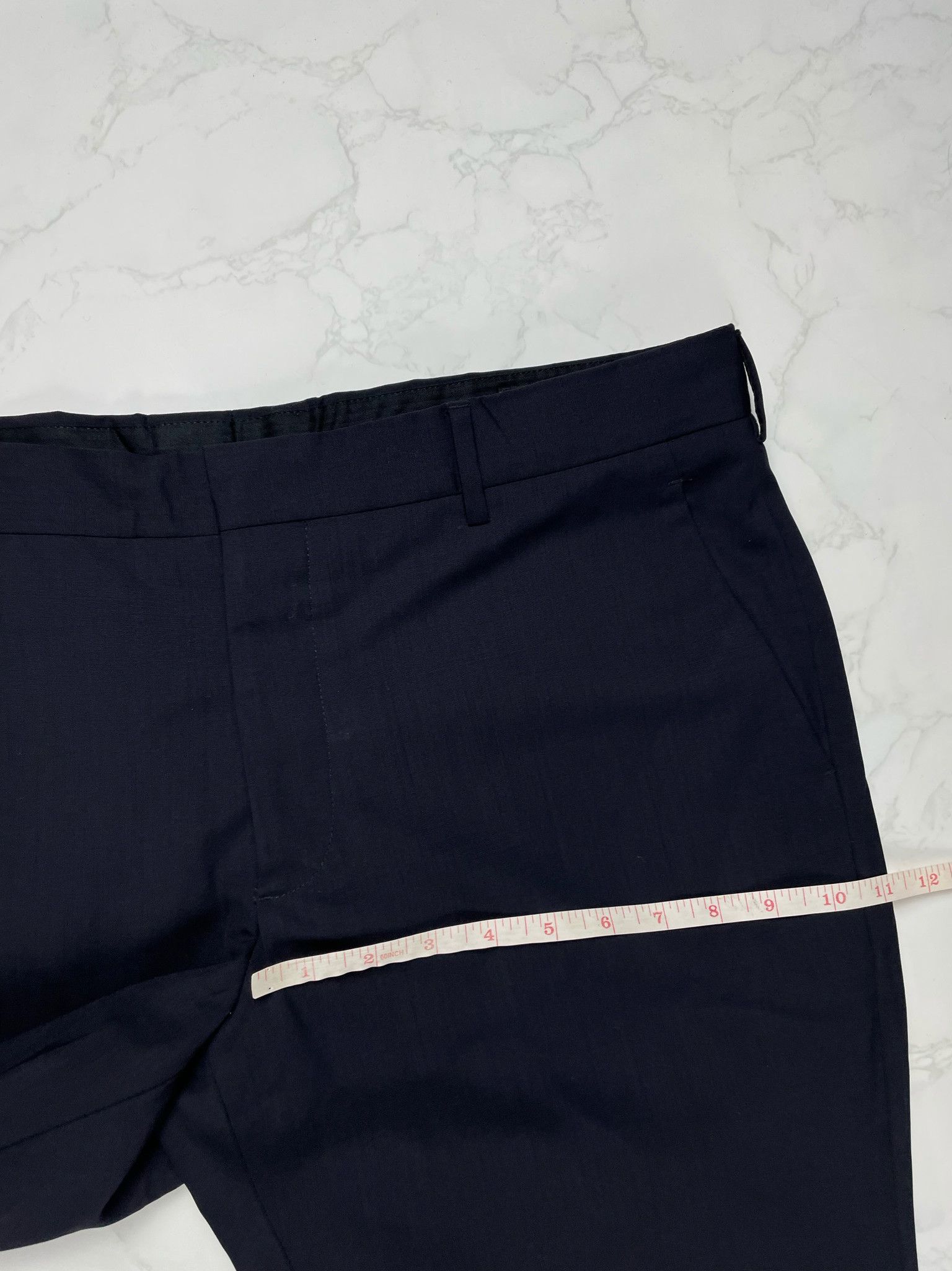 Prada 🔥[SALE]🔥 Prada Dark Navy Wool Casual Pants Size US 36 / EU 52 - 3 Thumbnail
