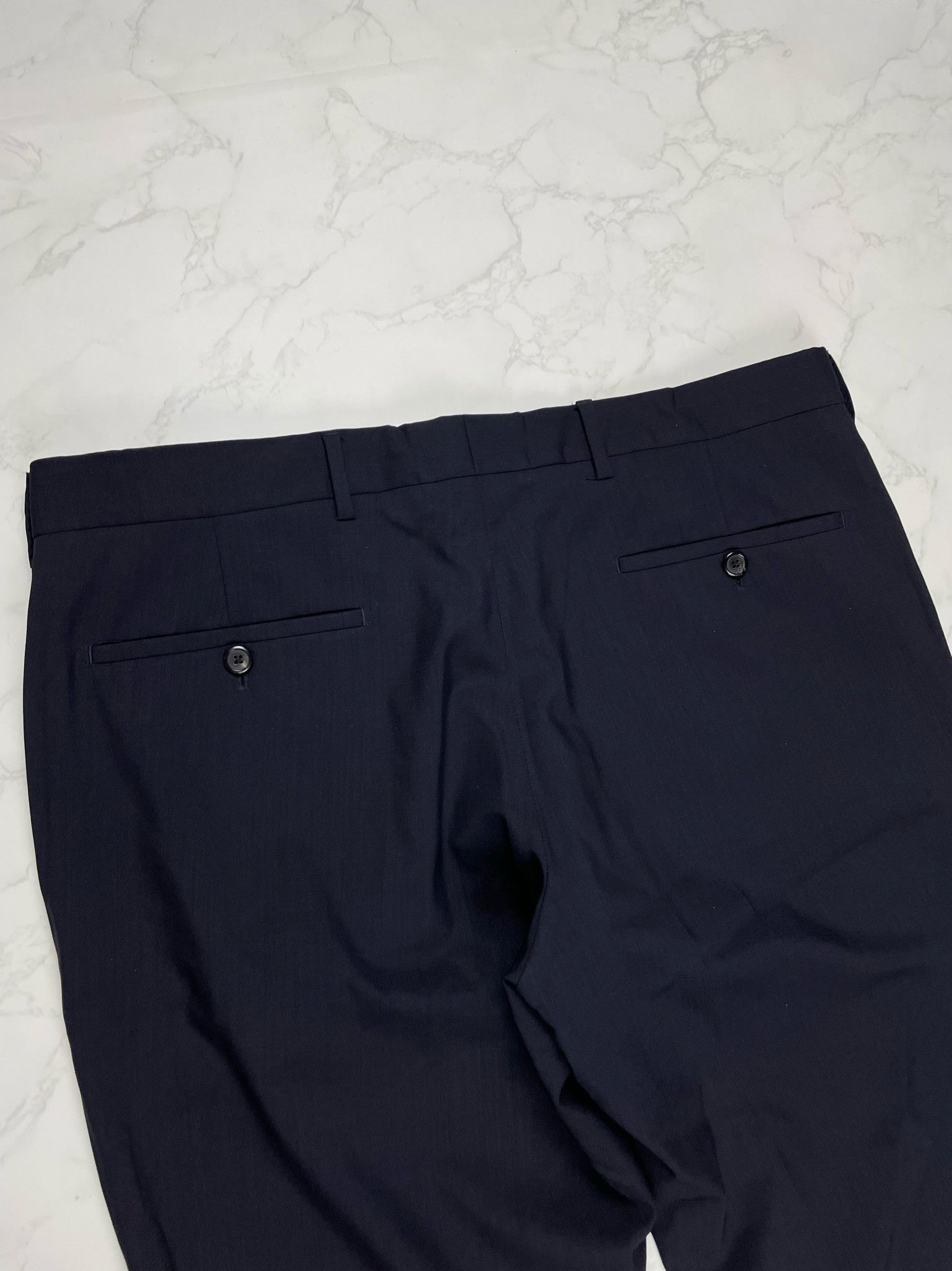 Prada 🔥[SALE]🔥 Prada Dark Navy Wool Casual Pants Size US 36 / EU 52 - 13 Thumbnail