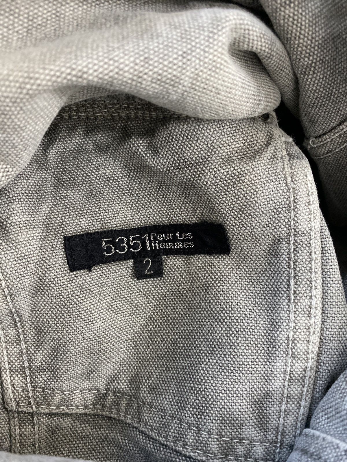 5351 POUR LES HOMMES × Vintage VINTAGE 5351 POUR LES HOMMES DENIM JACKET Size US S / EU 44-46 / 1 - 4 Thumbnail