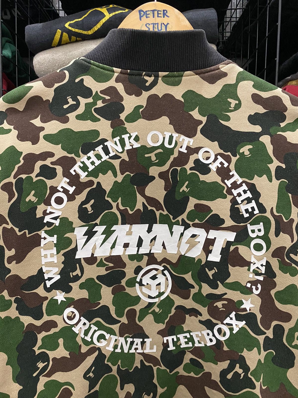 Japanese Brand TEEBOX REVERSIBLE BOMBER JACKET NICE DESIGN Size US M / EU 48-50 / 2 - 4 Thumbnail