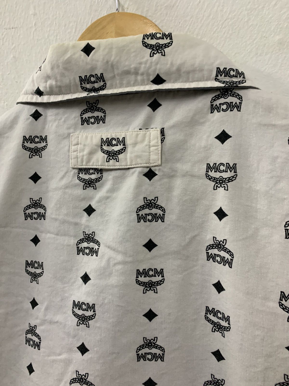 MCM MCM Reversible Monogram Plain Faded Jacket Destroy Button Size US M / EU 48-50 / 2 - 11 Thumbnail