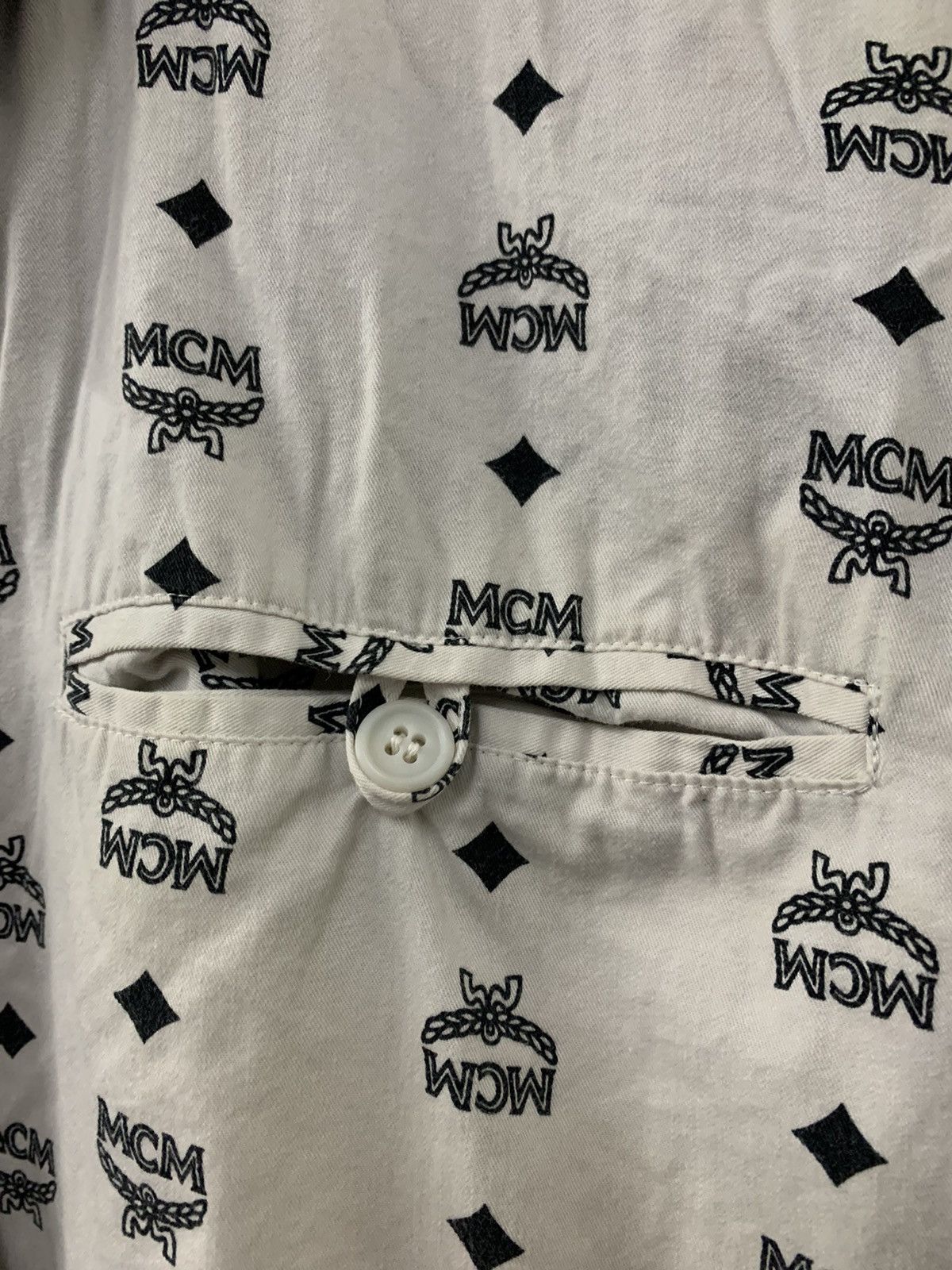 MCM MCM Reversible Monogram Plain Faded Jacket Destroy Button Size US M / EU 48-50 / 2 - 4 Thumbnail