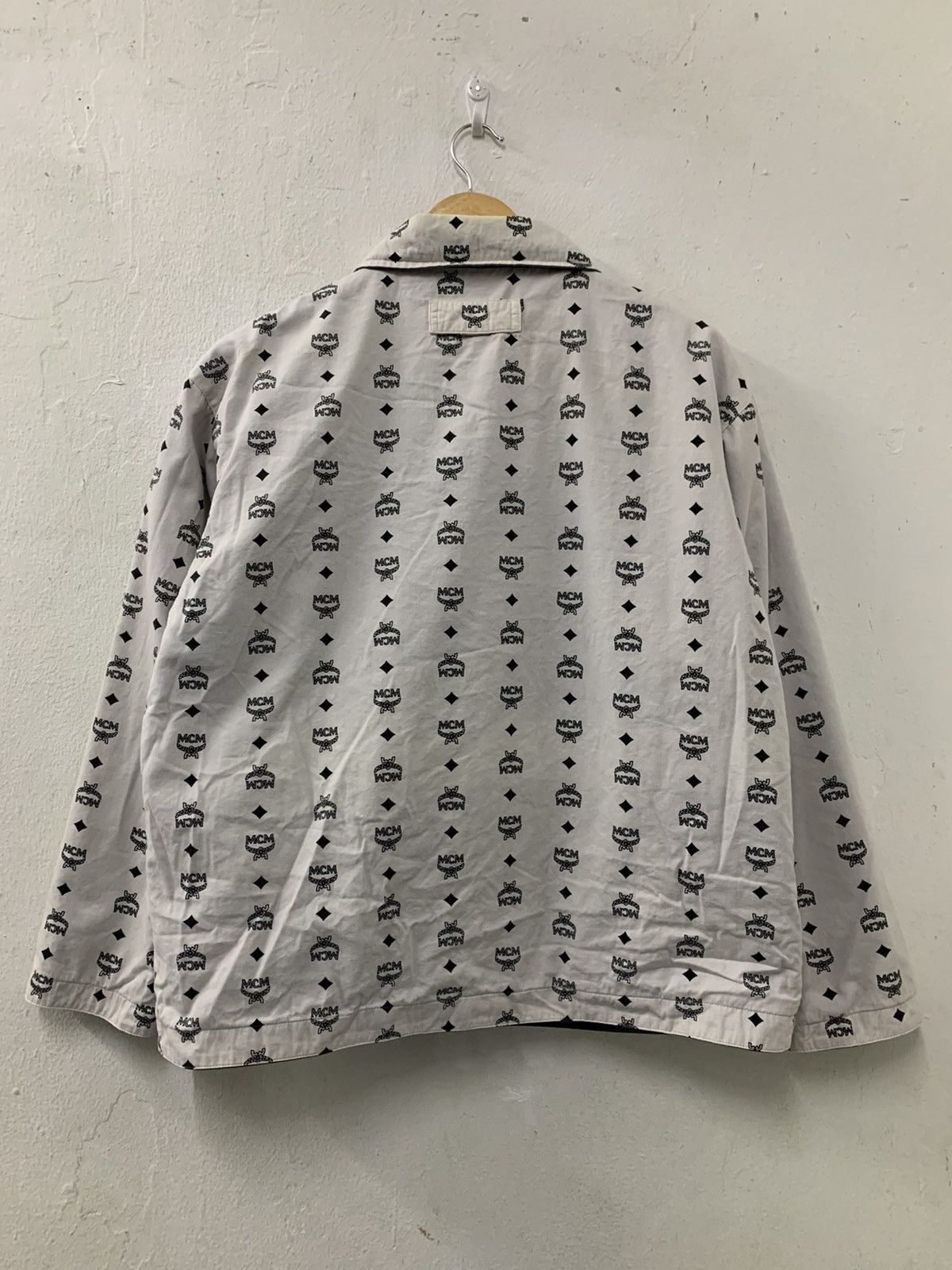 MCM MCM Reversible Monogram Plain Faded Jacket Destroy Button Size US M / EU 48-50 / 2 - 10 Thumbnail