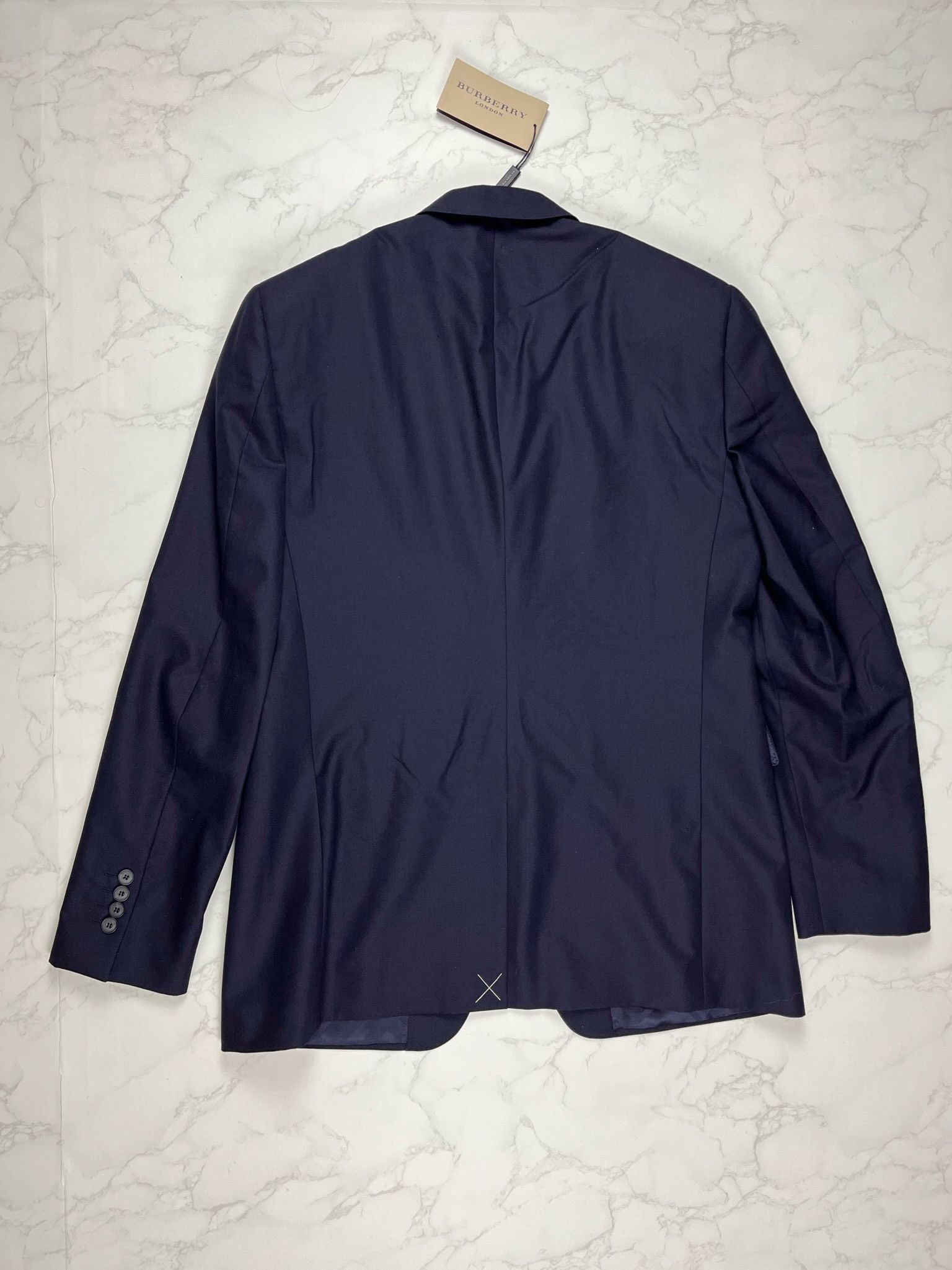 Burberry 🔥80% OFF🔥 [SALE] Burberry Navy Wool Blazer Suit Size 52R - 13 Thumbnail