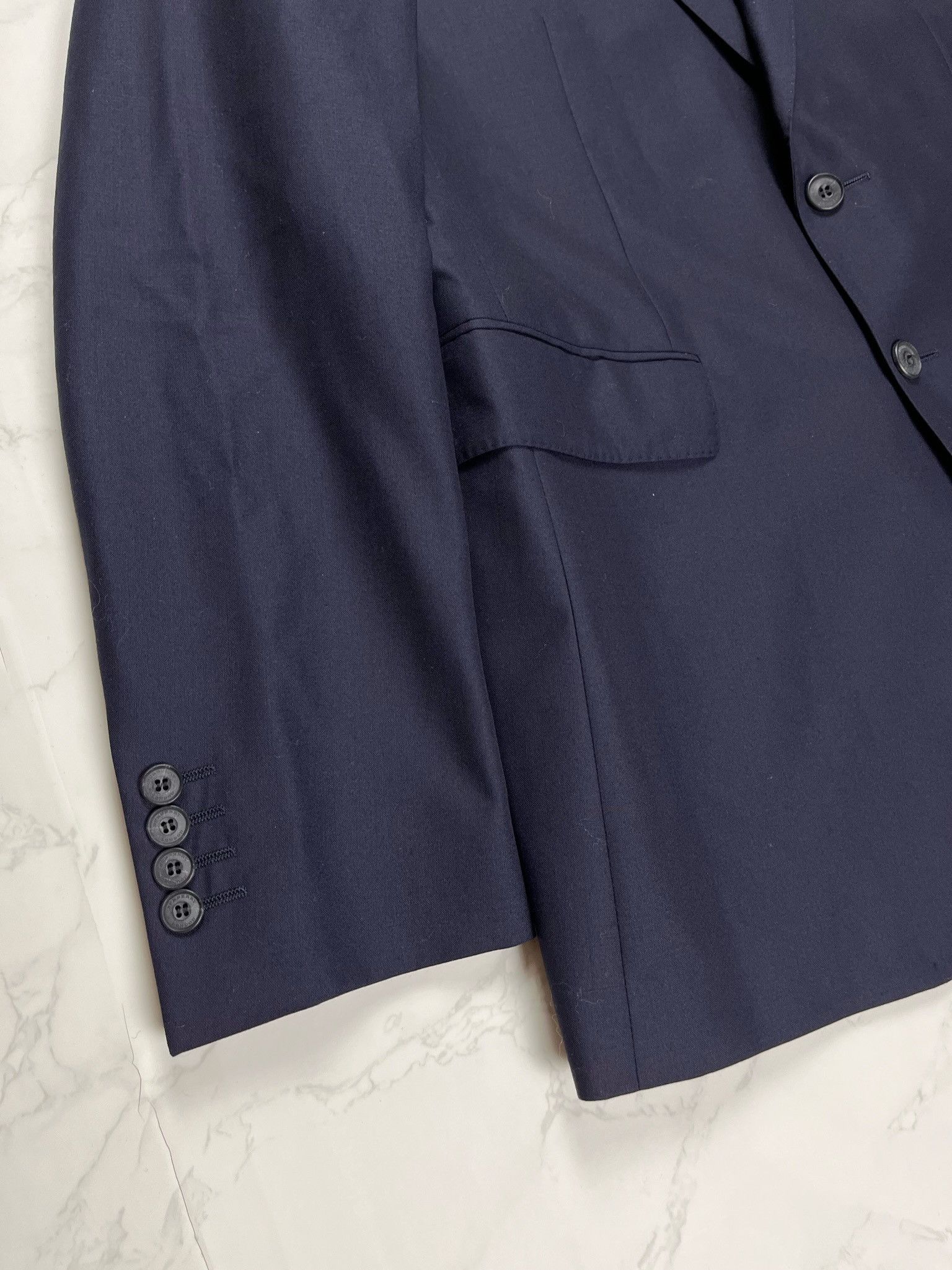 Burberry 🔥80% OFF🔥 [SALE] Burberry Navy Wool Blazer Suit Size 52R - 8 Thumbnail