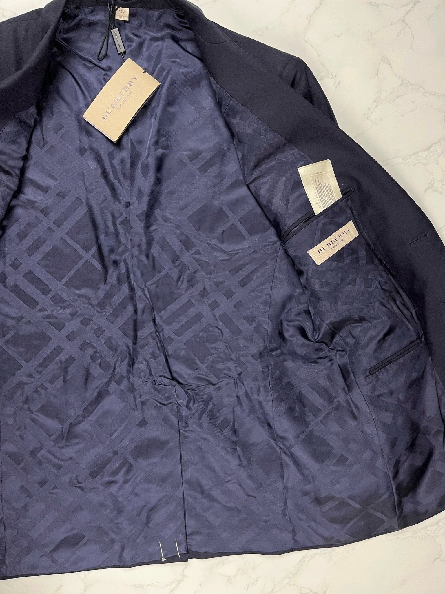Burberry 🔥80% OFF🔥 [SALE] Burberry Navy Wool Blazer Suit Size 52R - 10 Thumbnail