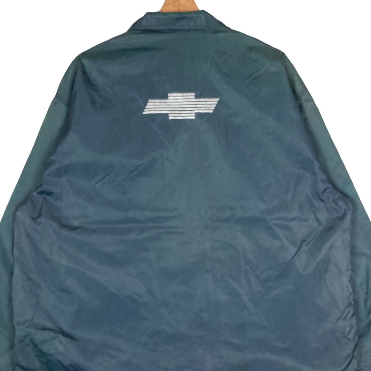 Vintage Vintage Chevrolet USA Middle Stripe Zipper Back Logo Jacket Size US L / EU 52-54 / 3 - 6 Thumbnail