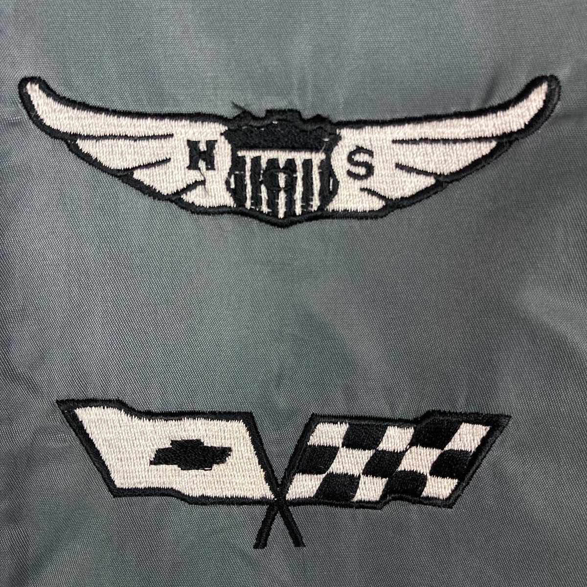 Vintage Vintage Chevrolet USA Middle Stripe Zipper Back Logo Jacket Size US L / EU 52-54 / 3 - 3 Thumbnail