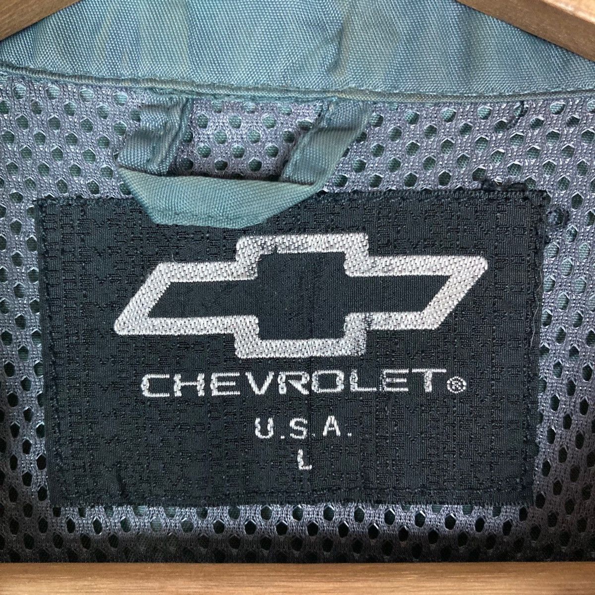 Vintage Vintage Chevrolet USA Middle Stripe Zipper Back Logo Jacket Size US L / EU 52-54 / 3 - 8 Thumbnail
