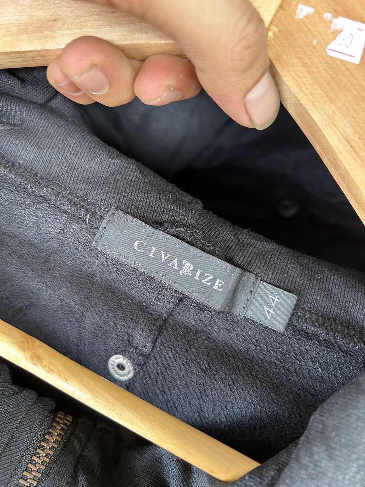 CIVARIZE RARE CIVARIZE BLACK PULL OVER LONG HOODIE🔥 Size L / US 10 / IT 46 - 9 Thumbnail