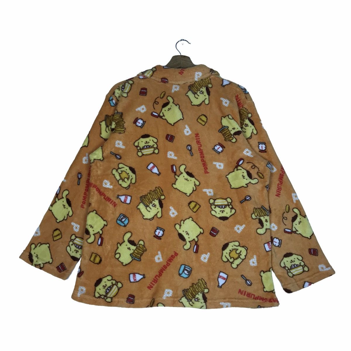 Vintage Vintage POMPOMPURIN Hello Kitty Sanrio Fleece Cardigan Size US L / EU 52-54 / 3 - 5 Thumbnail