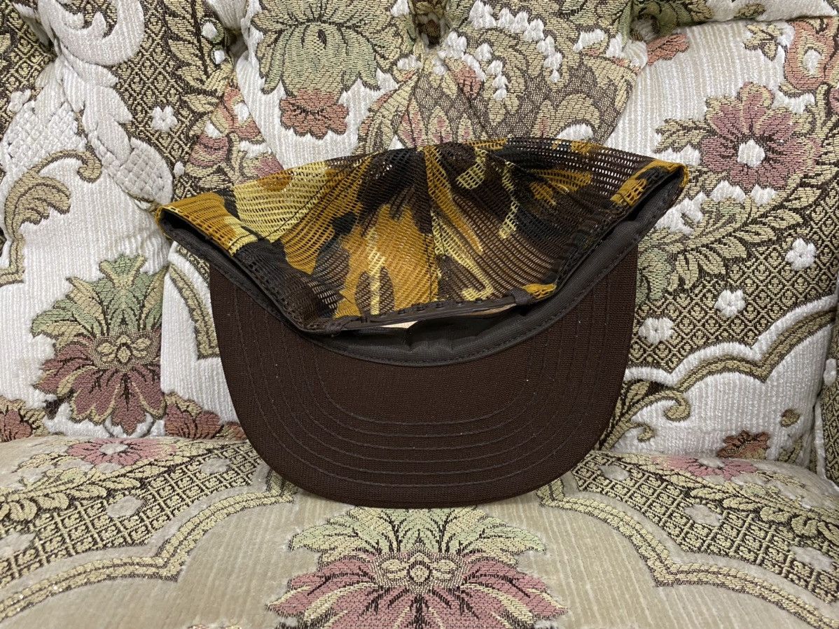 Vintage 70s Tonka Brown Camo Trucker Hat Chrome Kapital Style VTG Size ONE SIZE - 2 Thumbnail