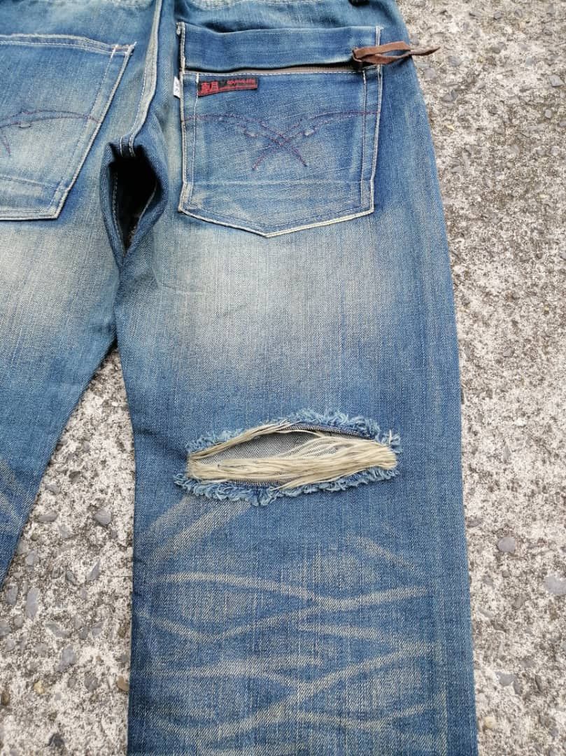 Japanese Brand × Vintage Dynasty Made In Japan Selvedge Distressed Denim Jeans Size US 32 / EU 48 - 4 Thumbnail