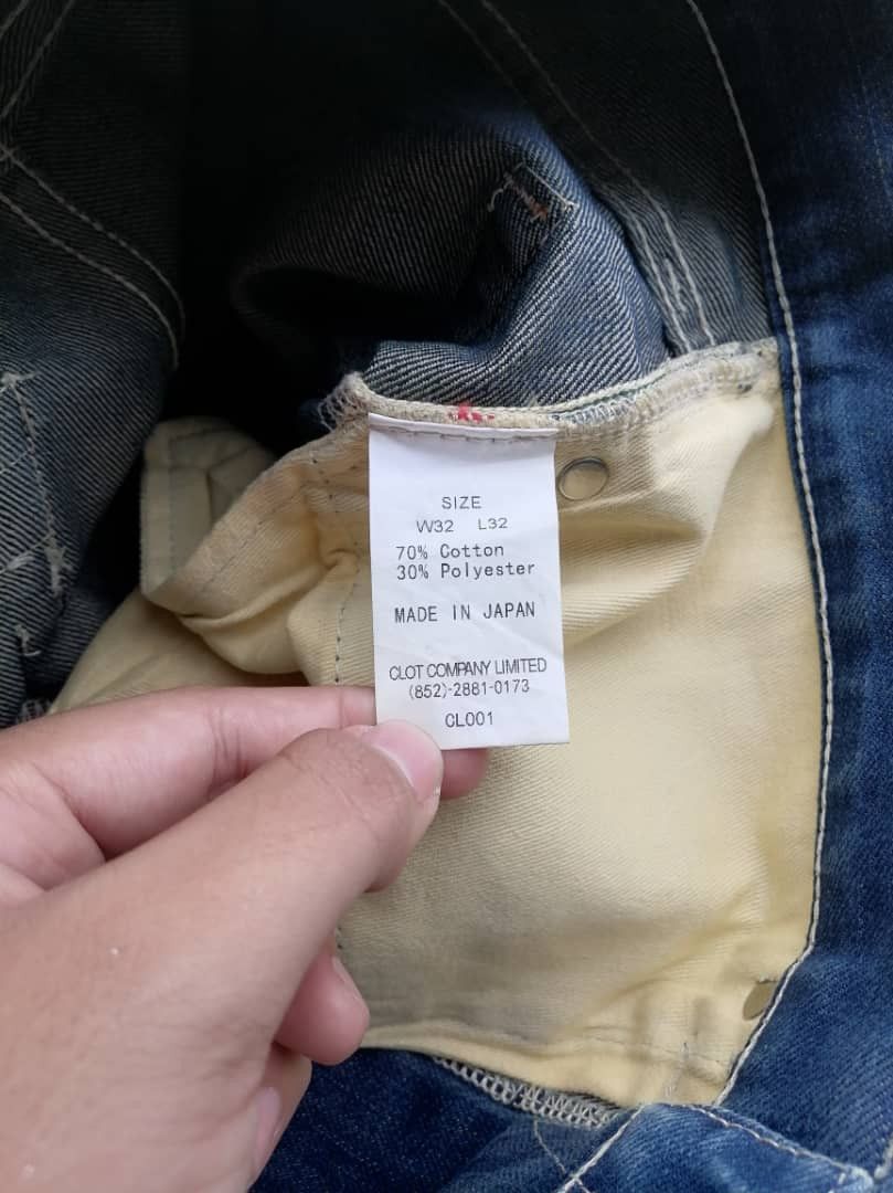 Japanese Brand × Vintage Dynasty Made In Japan Selvedge Distressed Denim Jeans Size US 32 / EU 48 - 9 Thumbnail