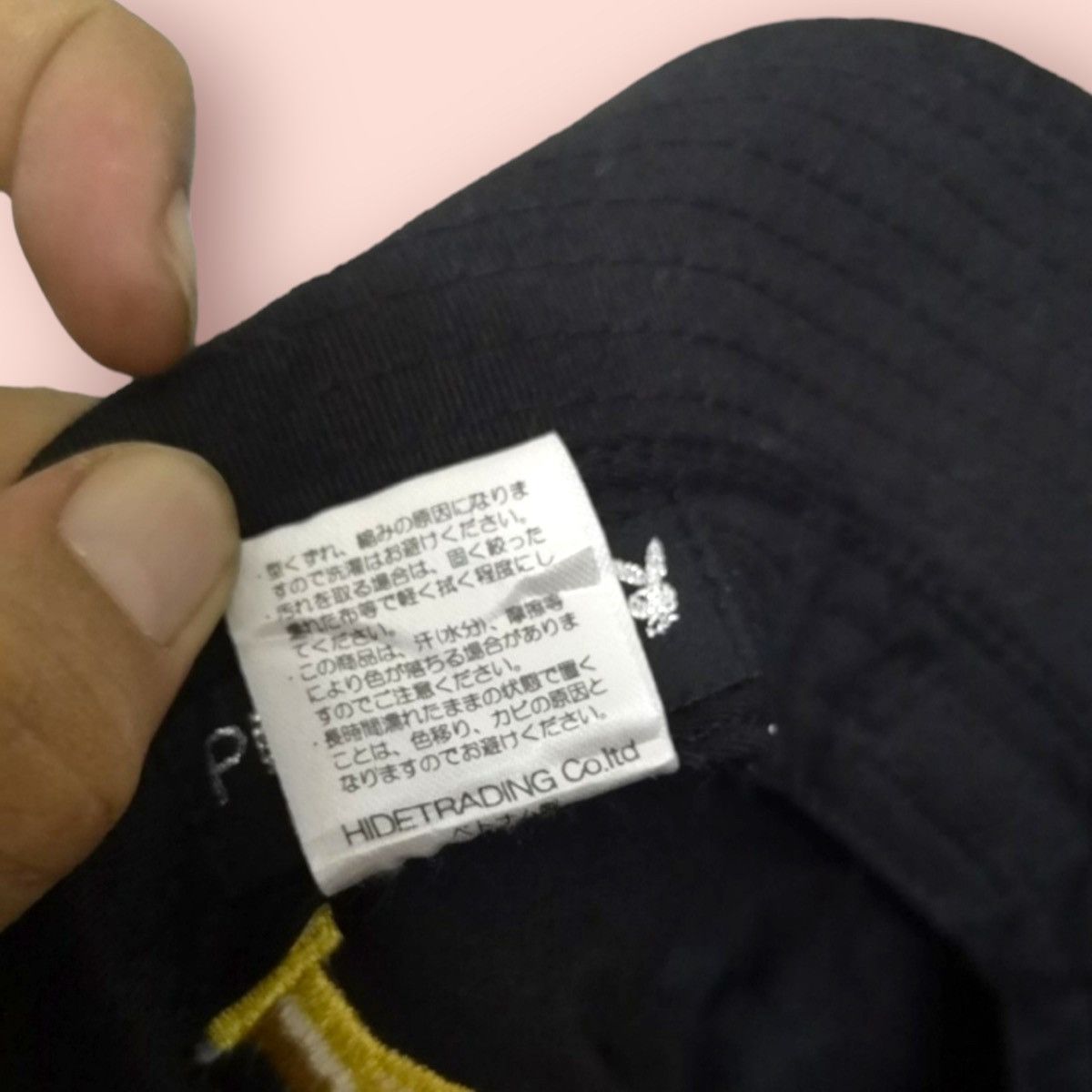 Playboy × Vintage PLAYBOY USA BIG GOLD EMBROIDERED SPELLOUT BUCKET HAT Size ONE SIZE - 8 Thumbnail