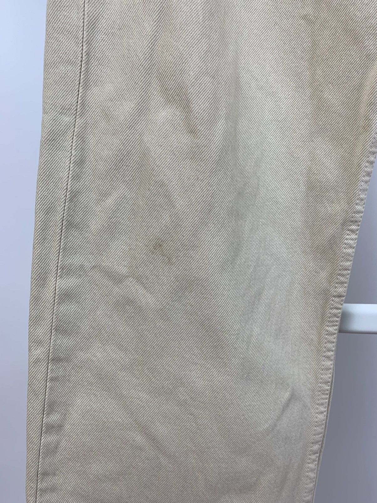 Levi's 90s Vintage Levi’s 501 Distressed Beige Denim Jeans Pants Size US 34 / EU 50 - 16 Thumbnail