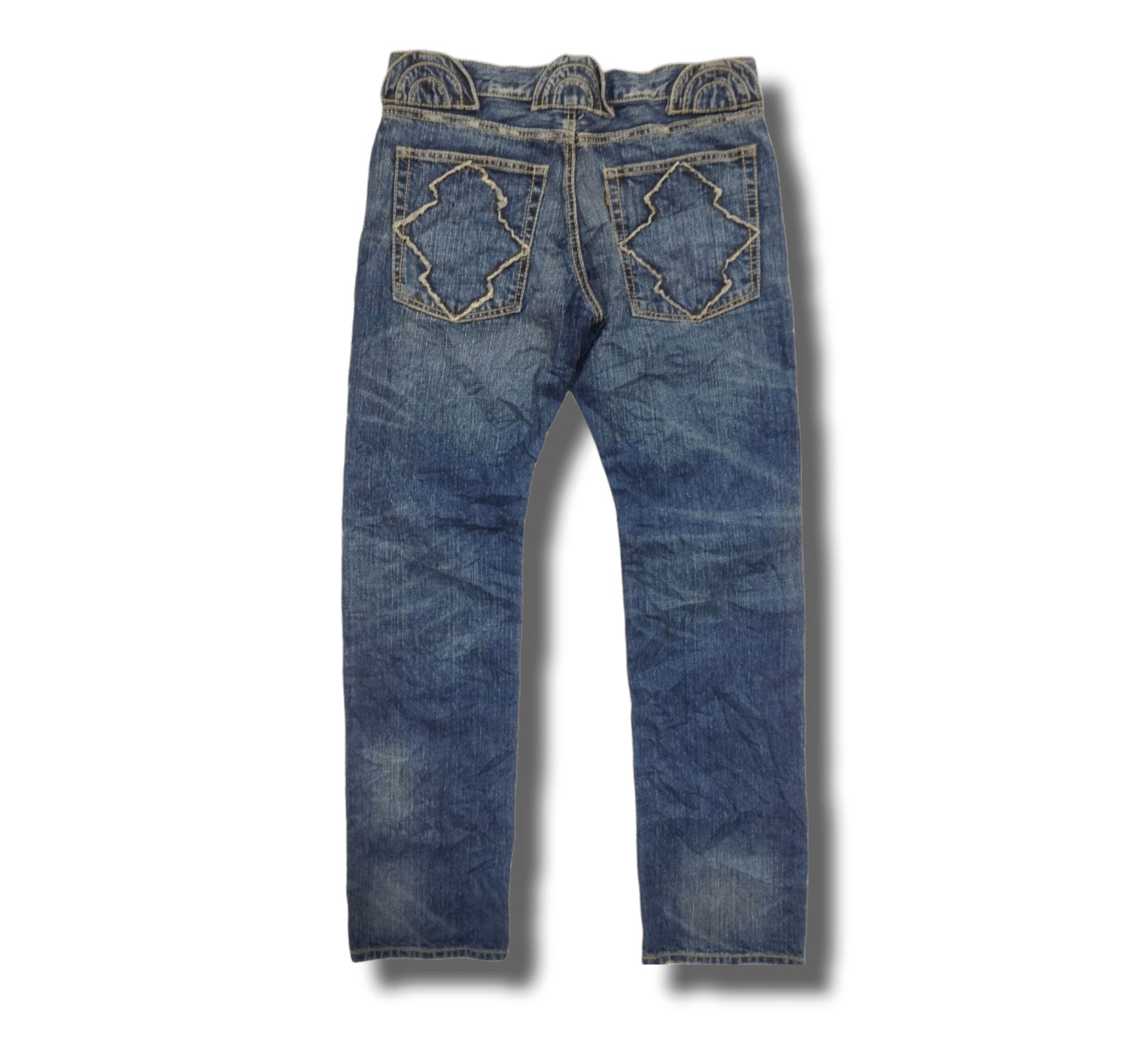 Japanese Brand Japanese Brand Gemstone Patches Jeans Size US 32 / EU 48 - 4 Thumbnail