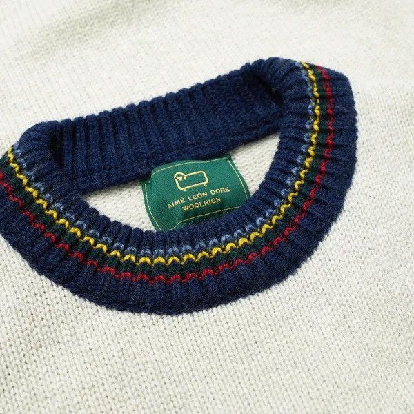 Aime Leon Dore × Woolrich Woolen Mills Aime Leon Dore x Woolrich Hudson Bay Sweater Size US XL / EU 56 / 4 - 3 Thumbnail