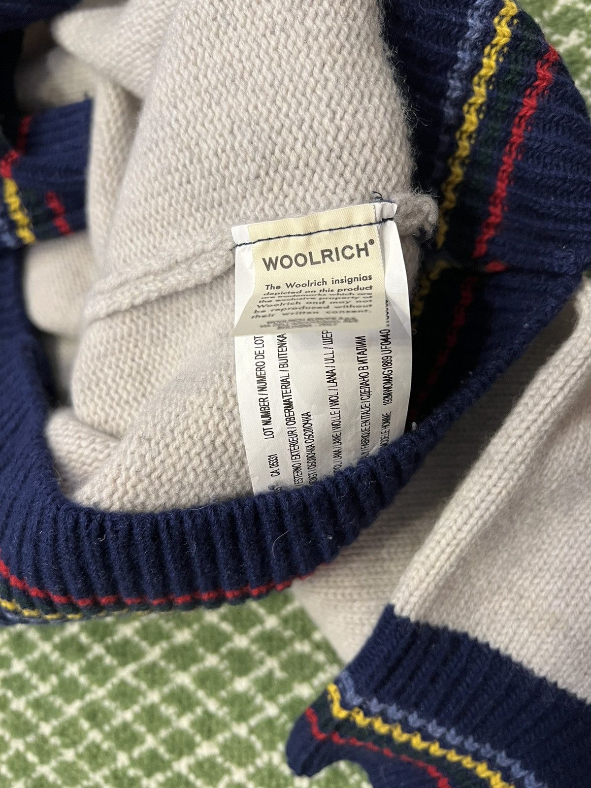 Aime Leon Dore × Woolrich Woolen Mills Aime Leon Dore x Woolrich Hudson Bay Sweater Size US XL / EU 56 / 4 - 9 Thumbnail