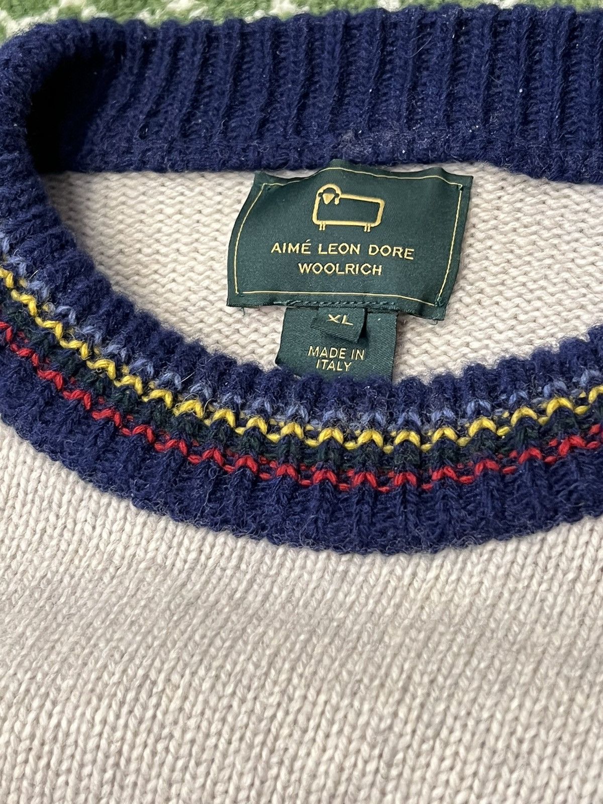 Aime Leon Dore × Woolrich Woolen Mills Aime Leon Dore x Woolrich Hudson Bay Sweater Size US XL / EU 56 / 4 - 7 Thumbnail